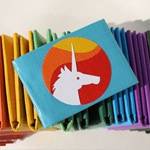 Unicorn Duct Tape Wallet