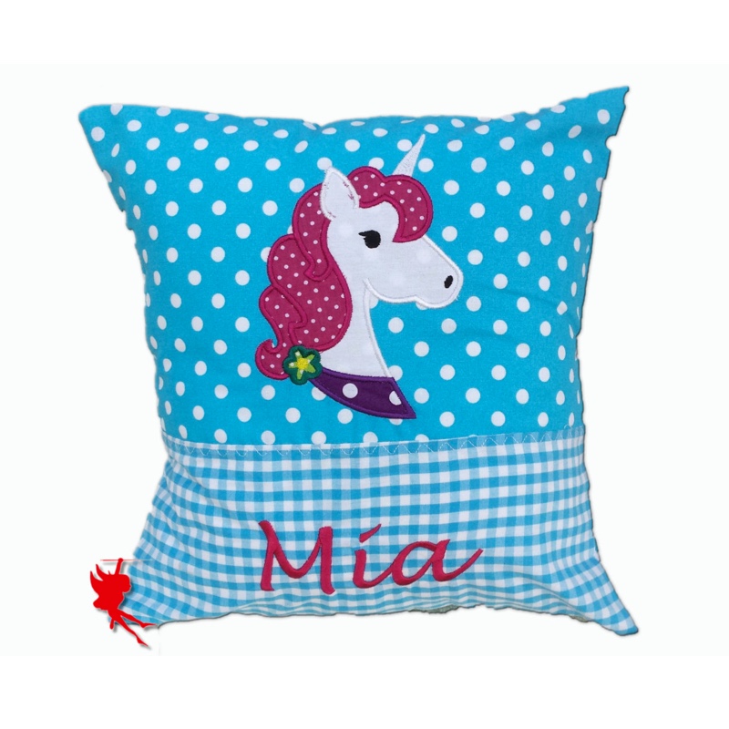 Cuddly unicorn pillow