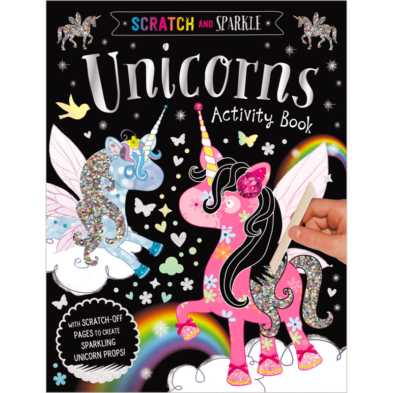 Scratch and Sparkle Unicorns Activity Book