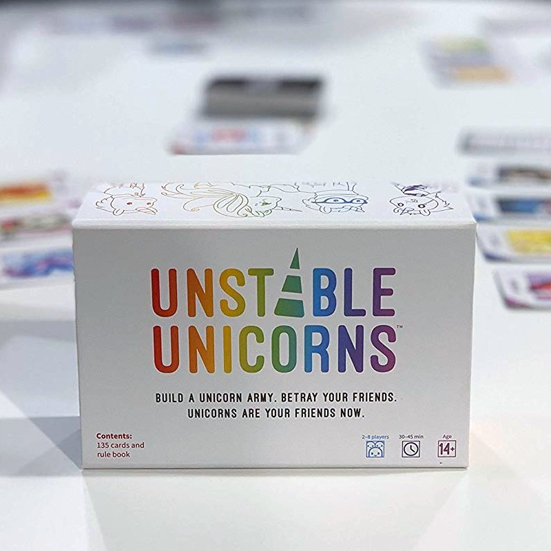 Unstable Unicorns board game