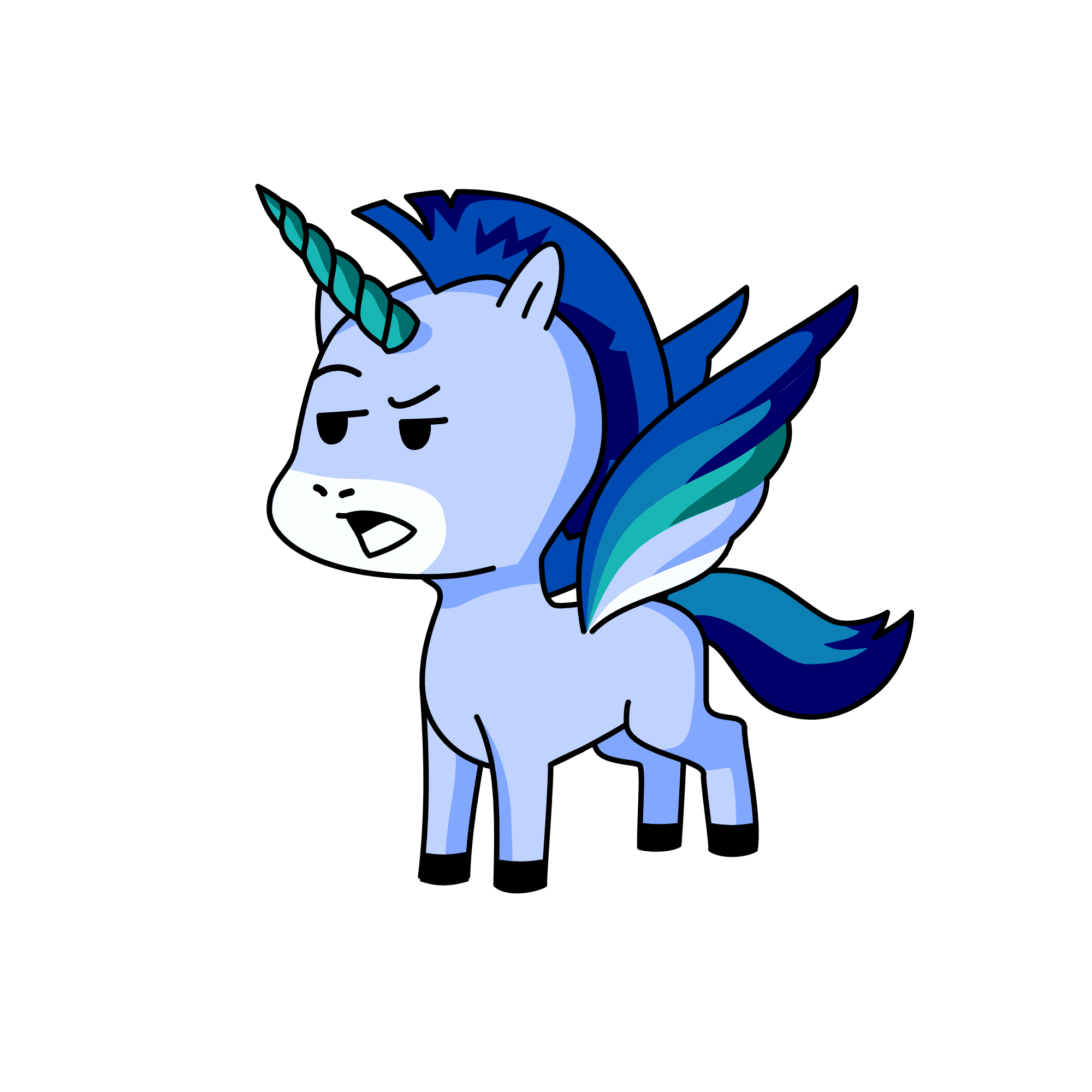 Dudy, the unicorn