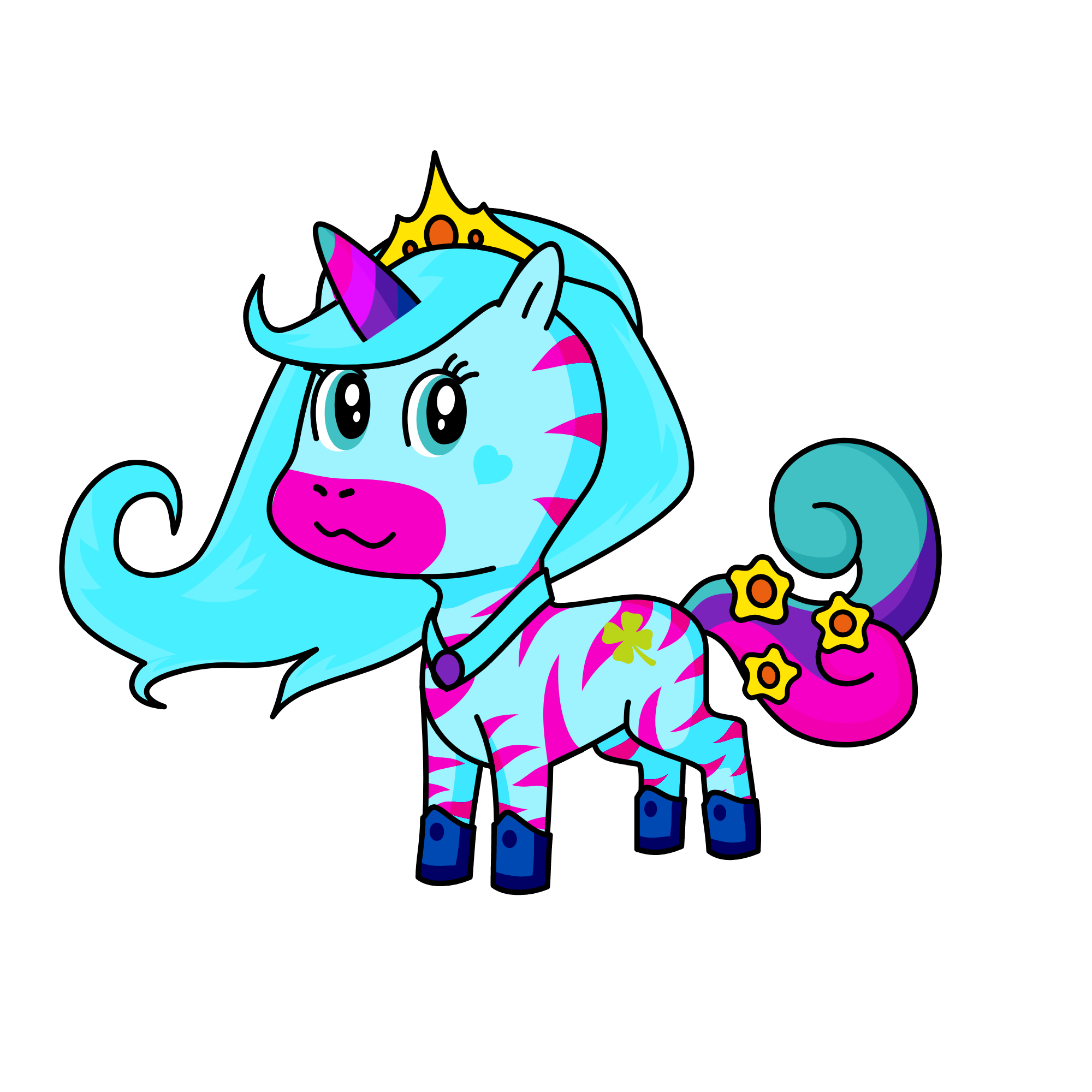 the queen of nature, the unicorn