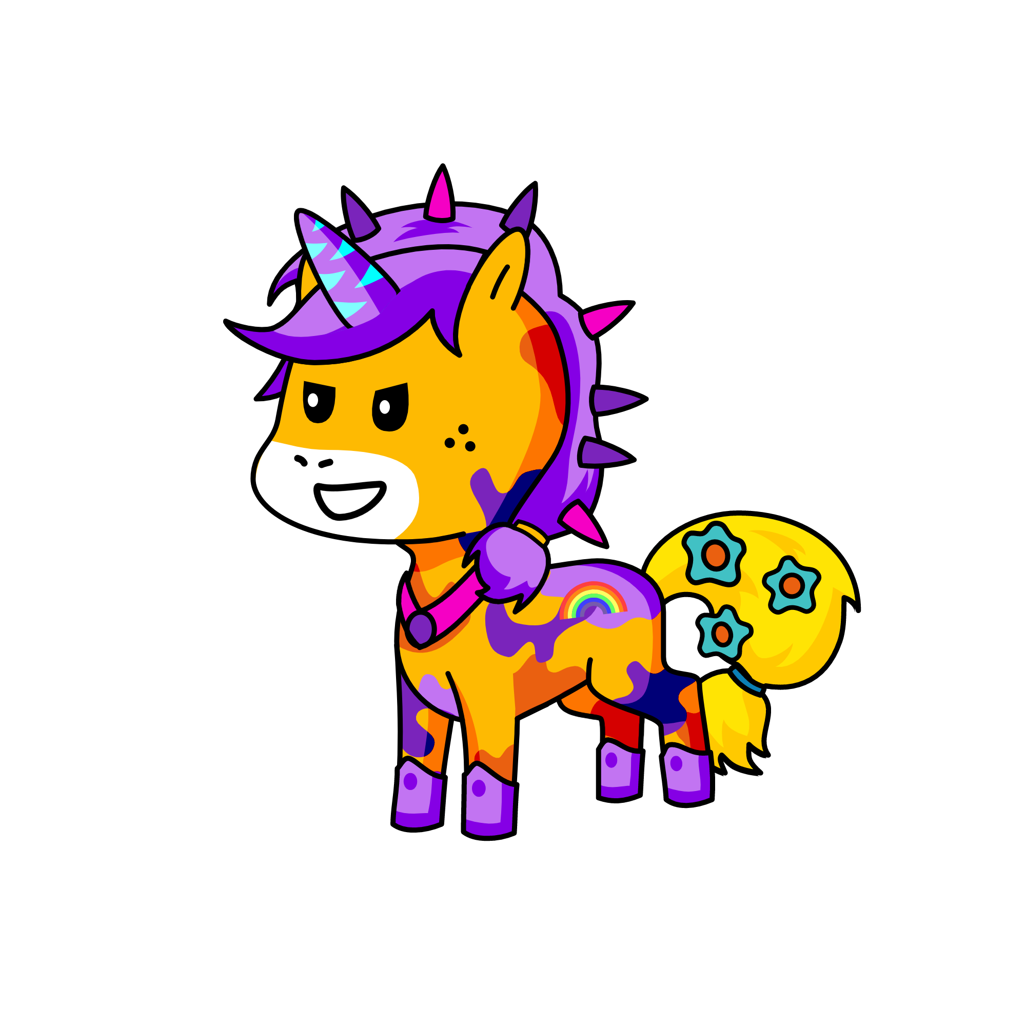 aj, the unicorn