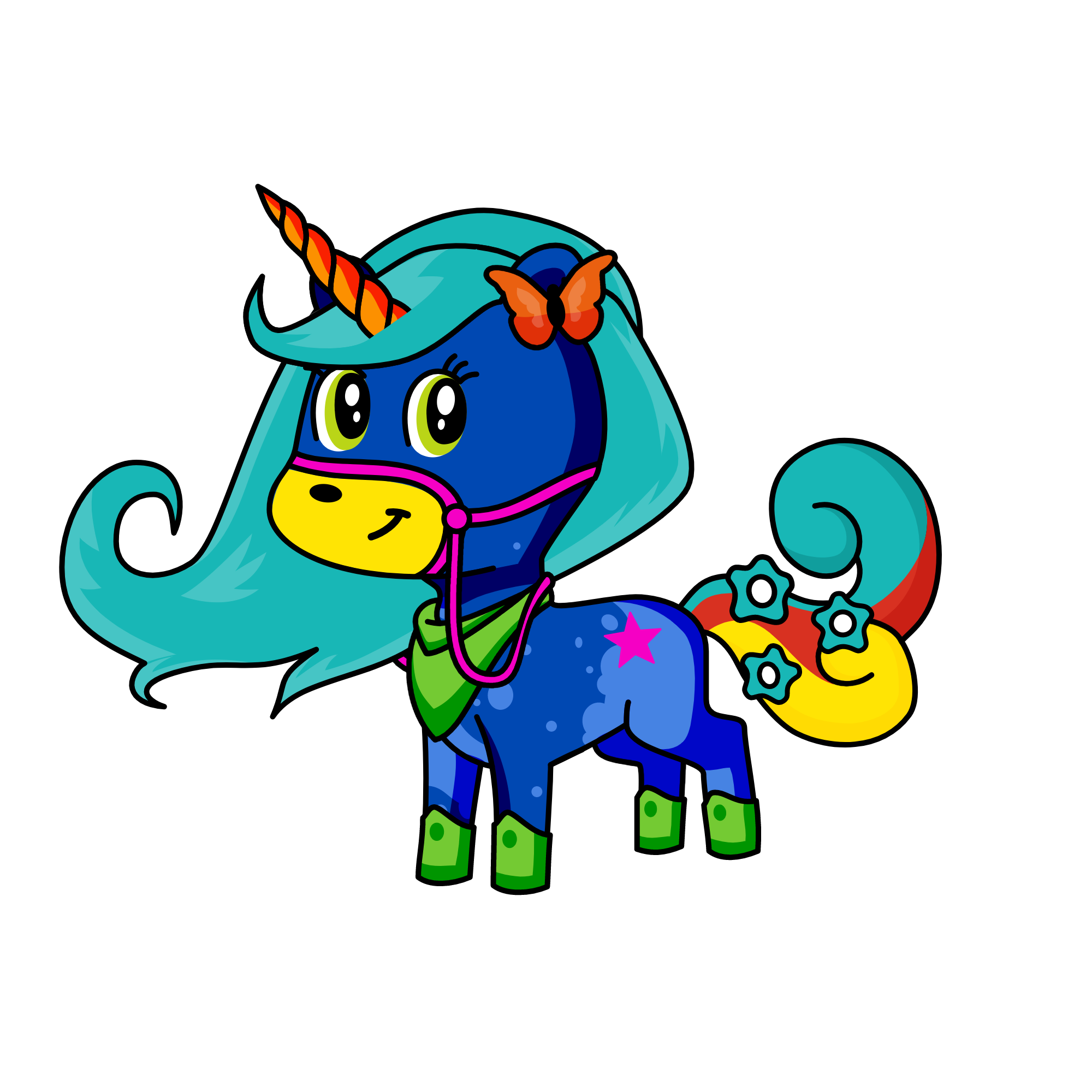 Ladily, the unicorn