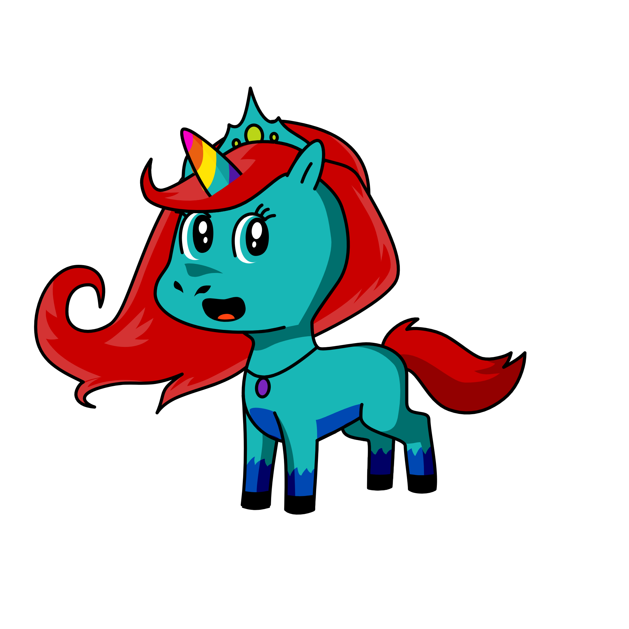 Lovely, the unicorn