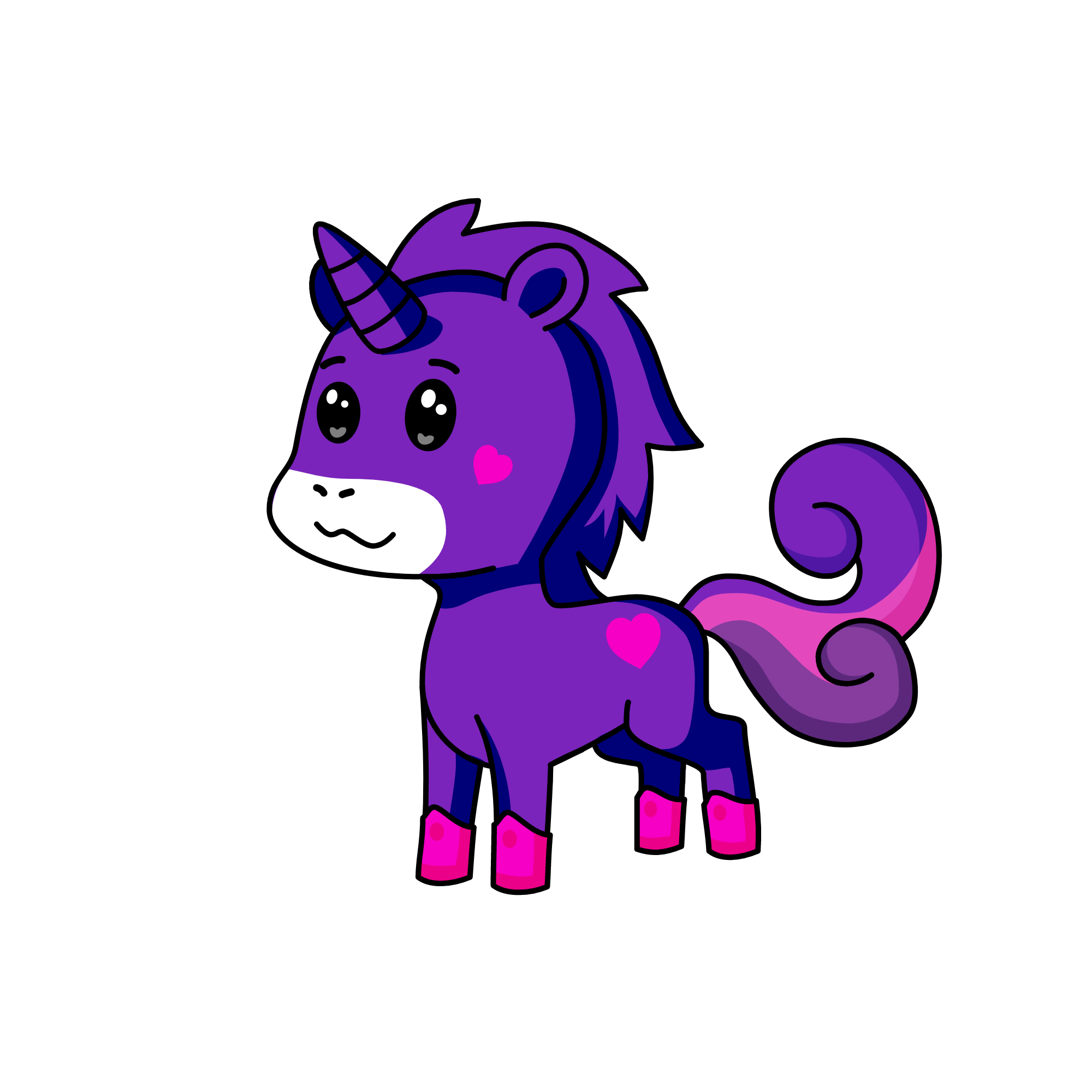 Penelope, the unicorn
