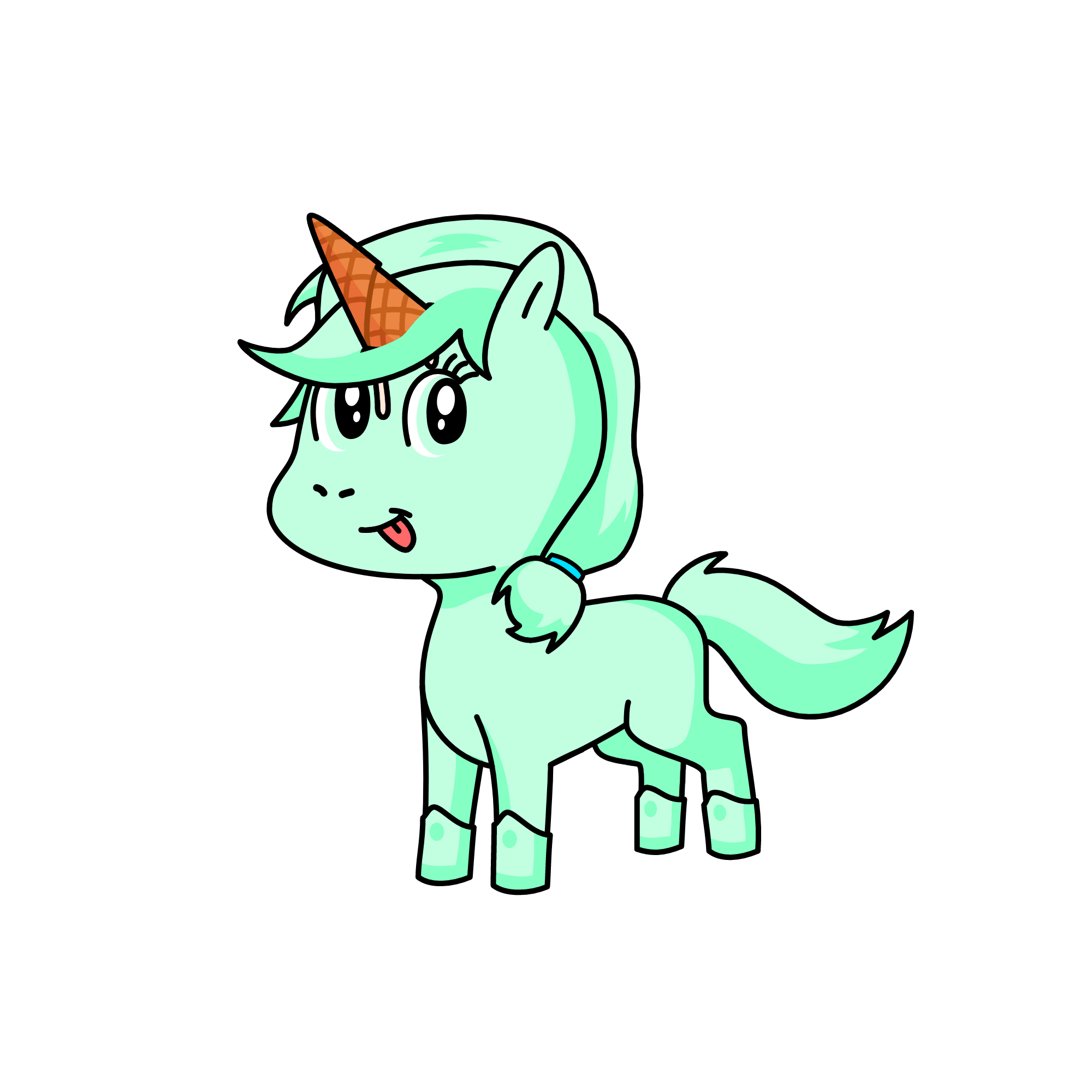 Ice cream, the unicorn