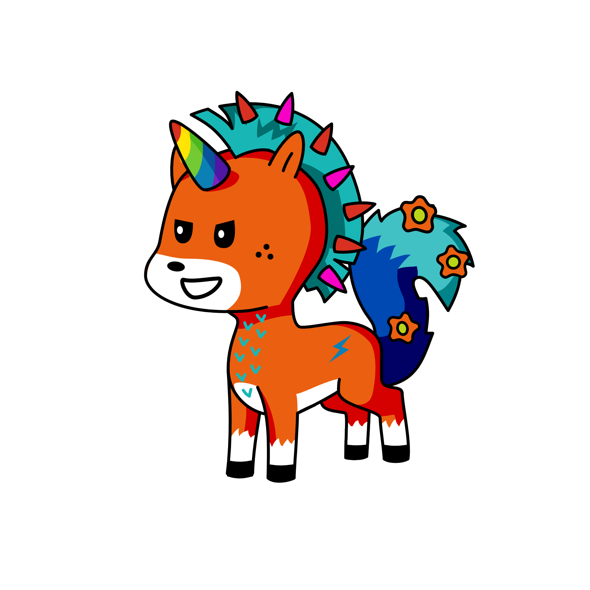 the kissing soul unicorn, the unicorn