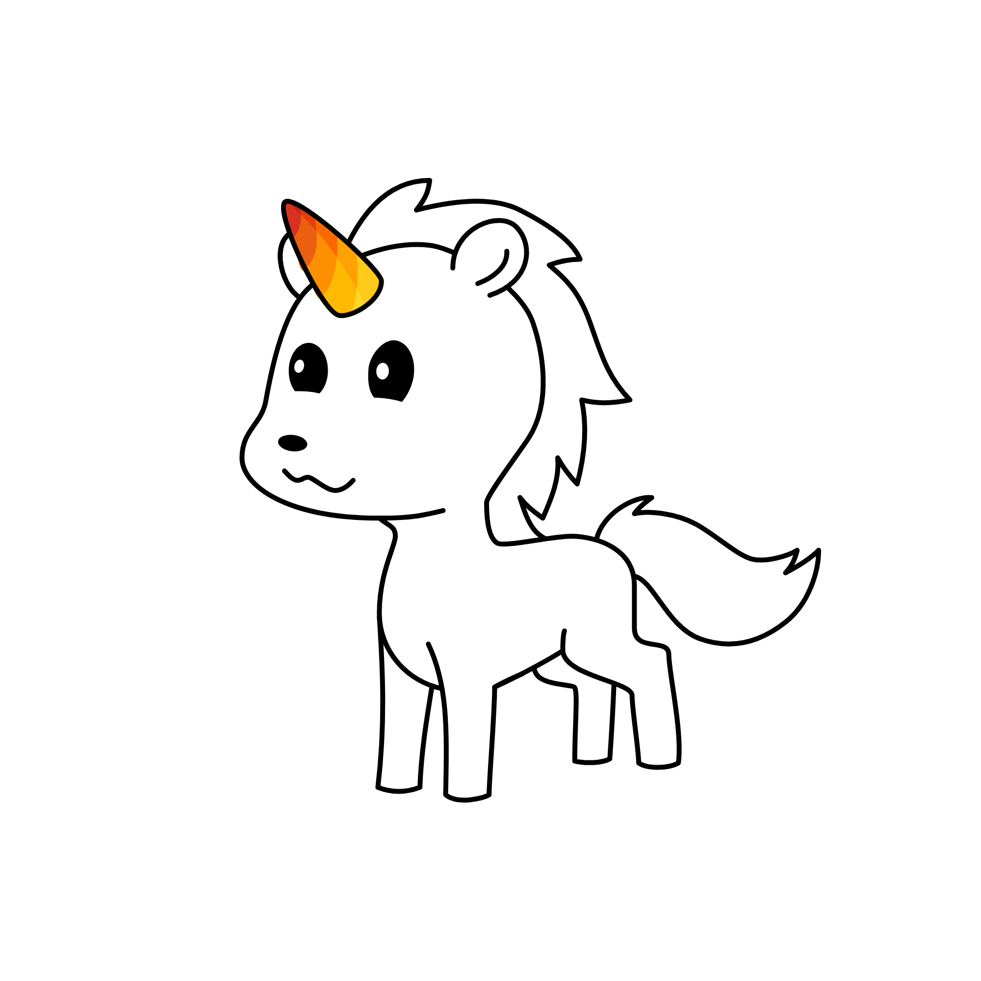 Rabbit, the unicorn