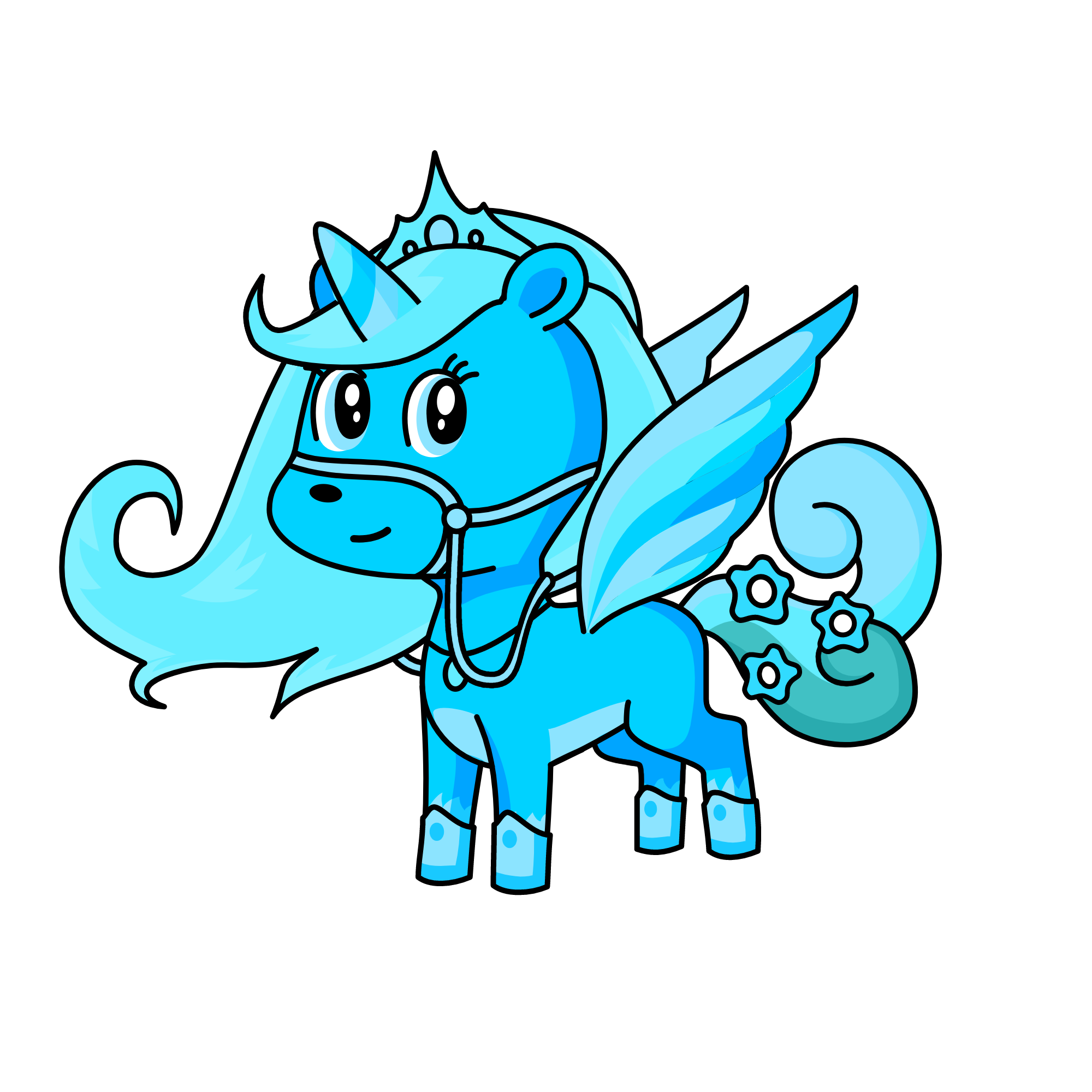 Crystal, the unicorn