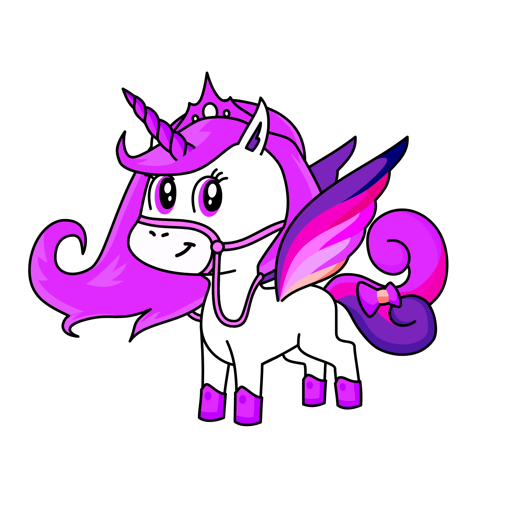 Princess Lavender, the unicorn