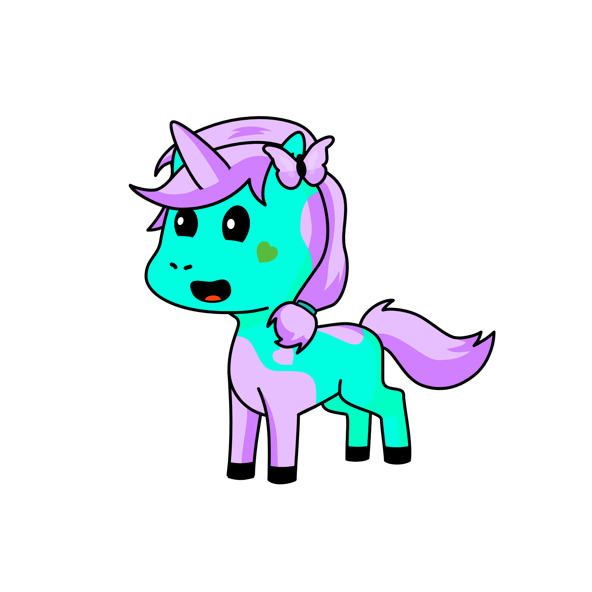 Violet , the unicorn