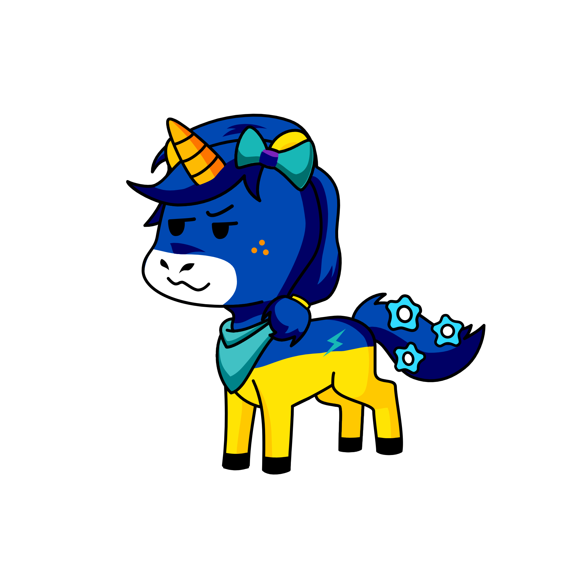 Dash, the unicorn