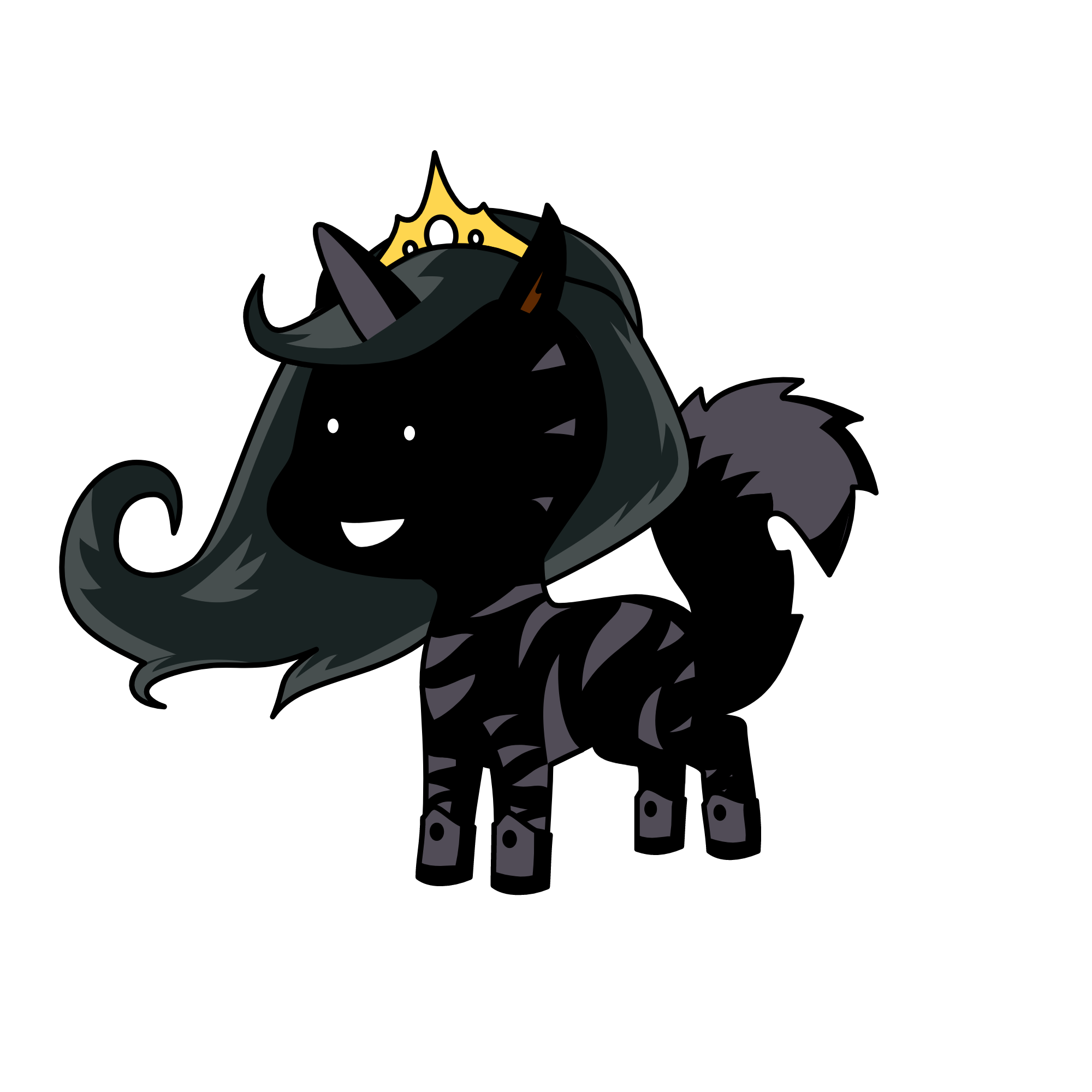 Dark Queen, the unicorn