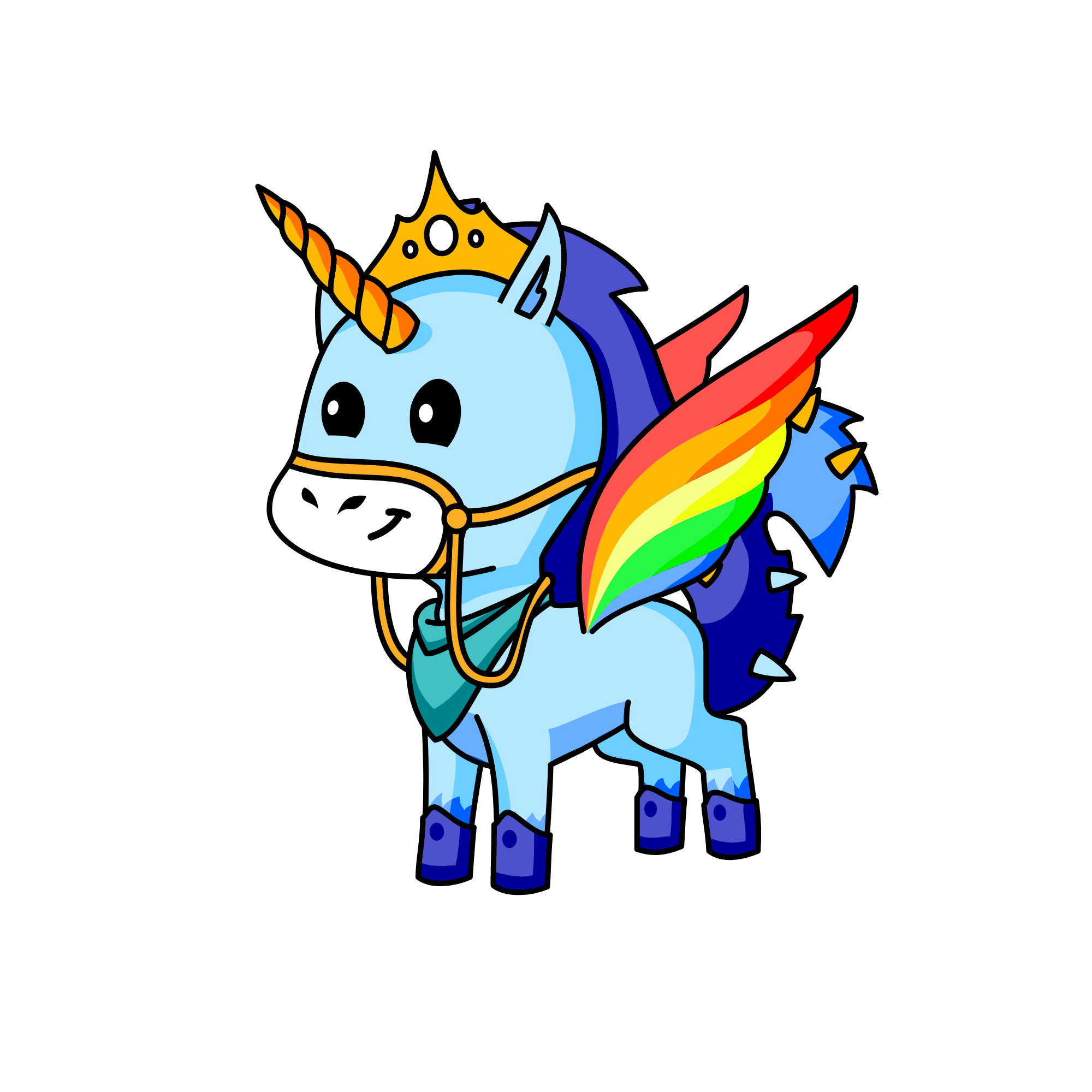 King of Cornifyland, the unicorn