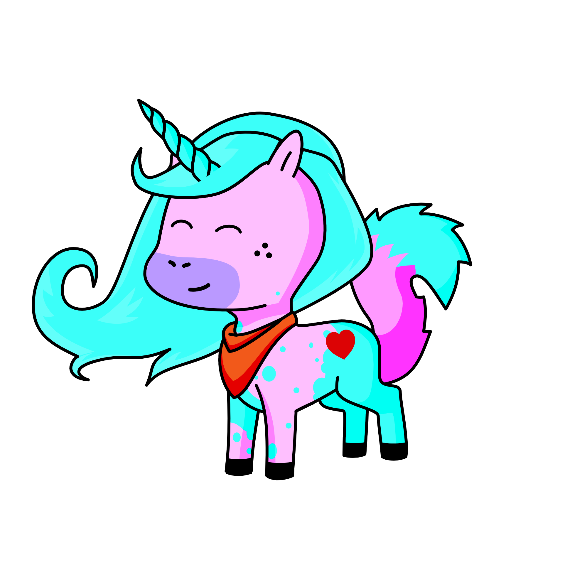 Minne, the unicorn