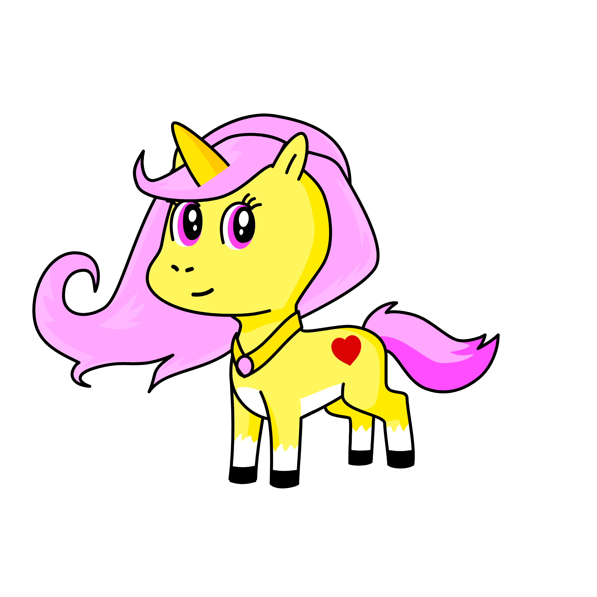 fluttershy, the unicorn
