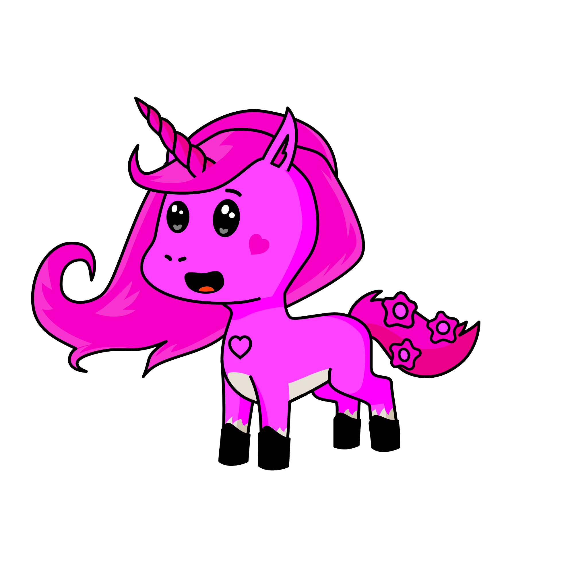 pinky, the unicorn