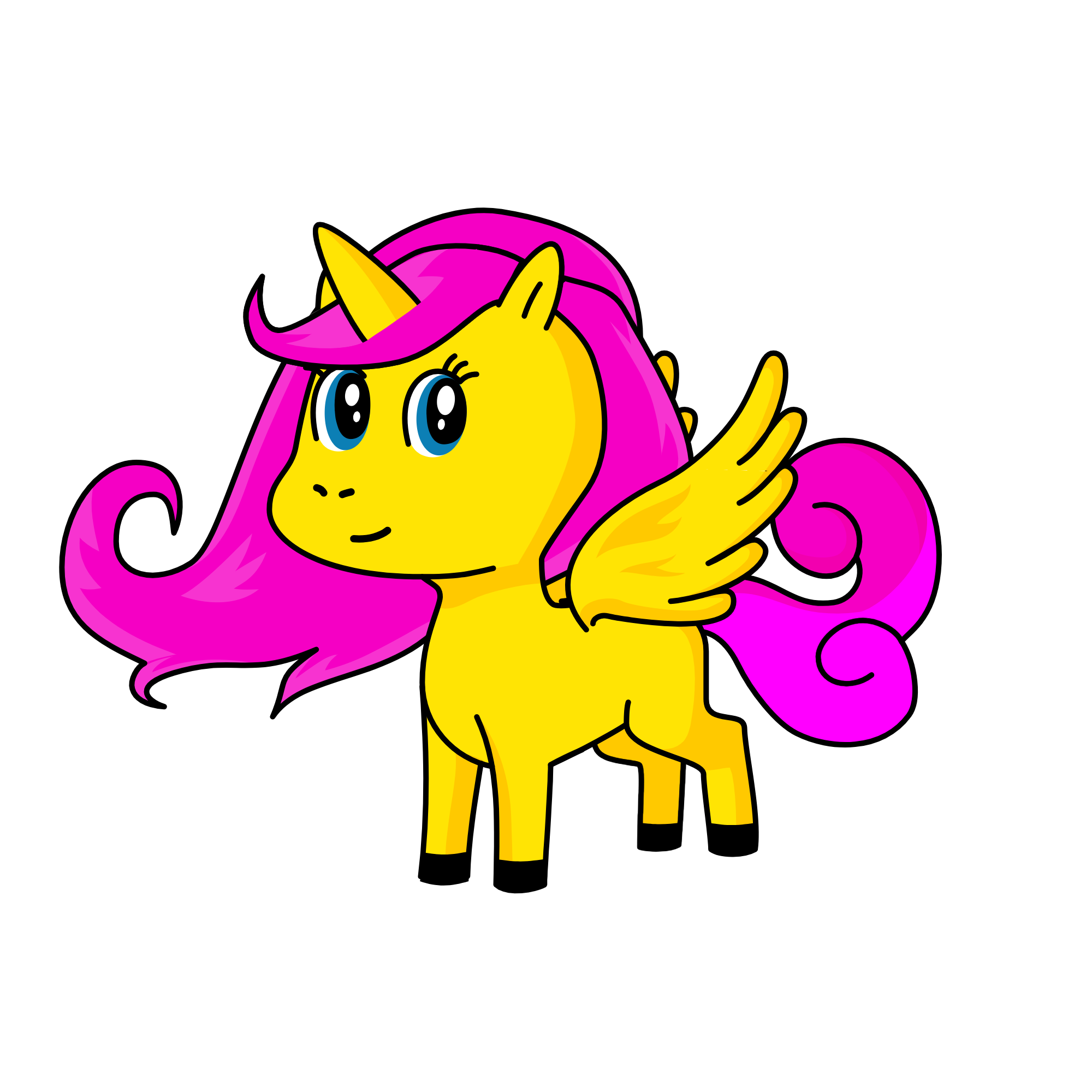 Fluttershy, the unicorn