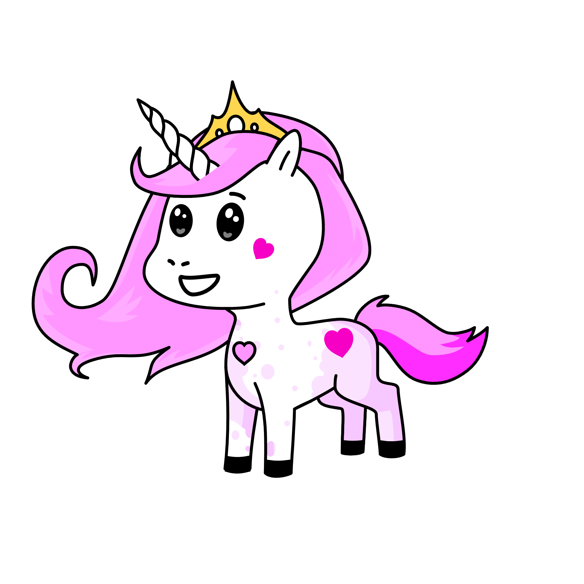 Candy, the unicorn
