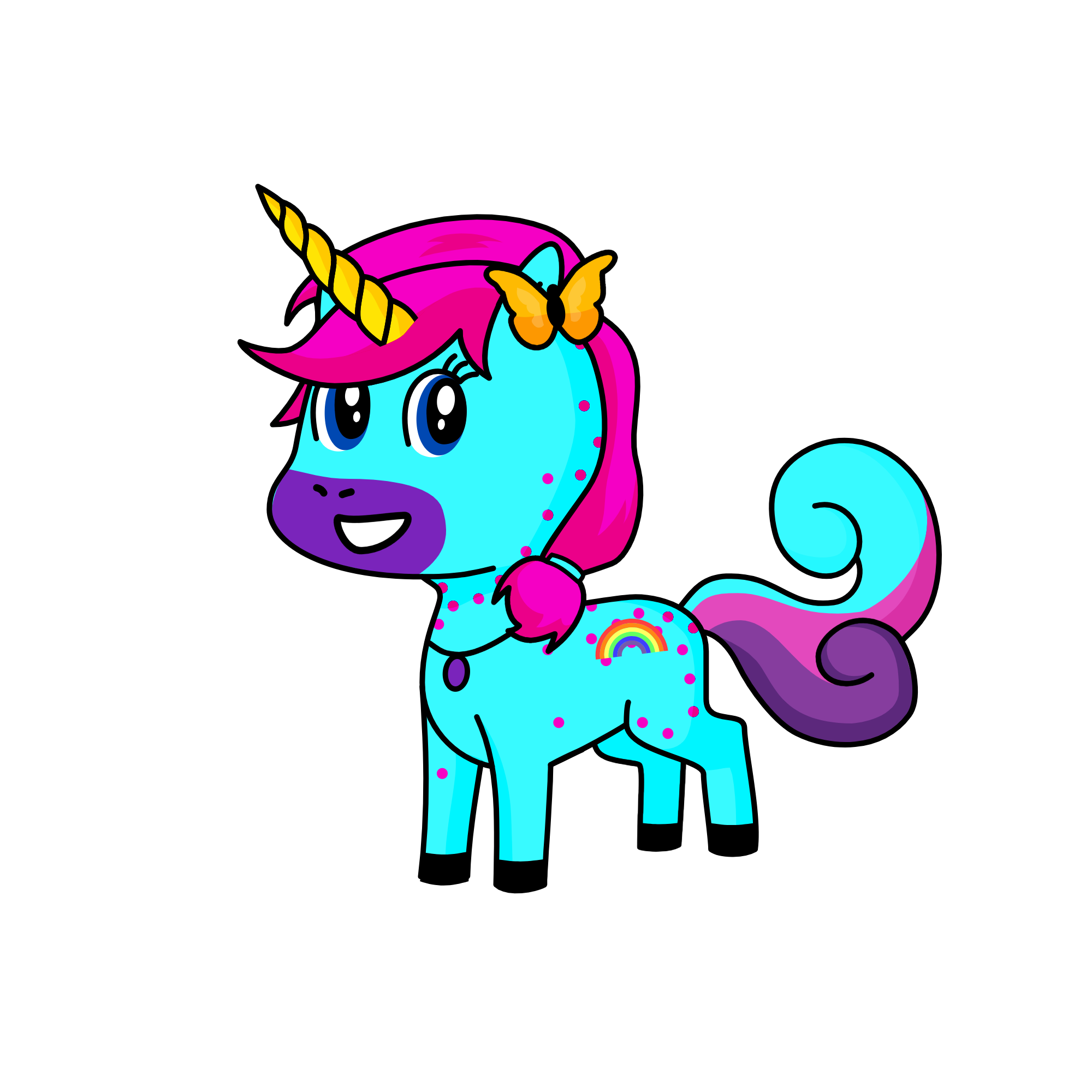 Fluttershy, the unicorn