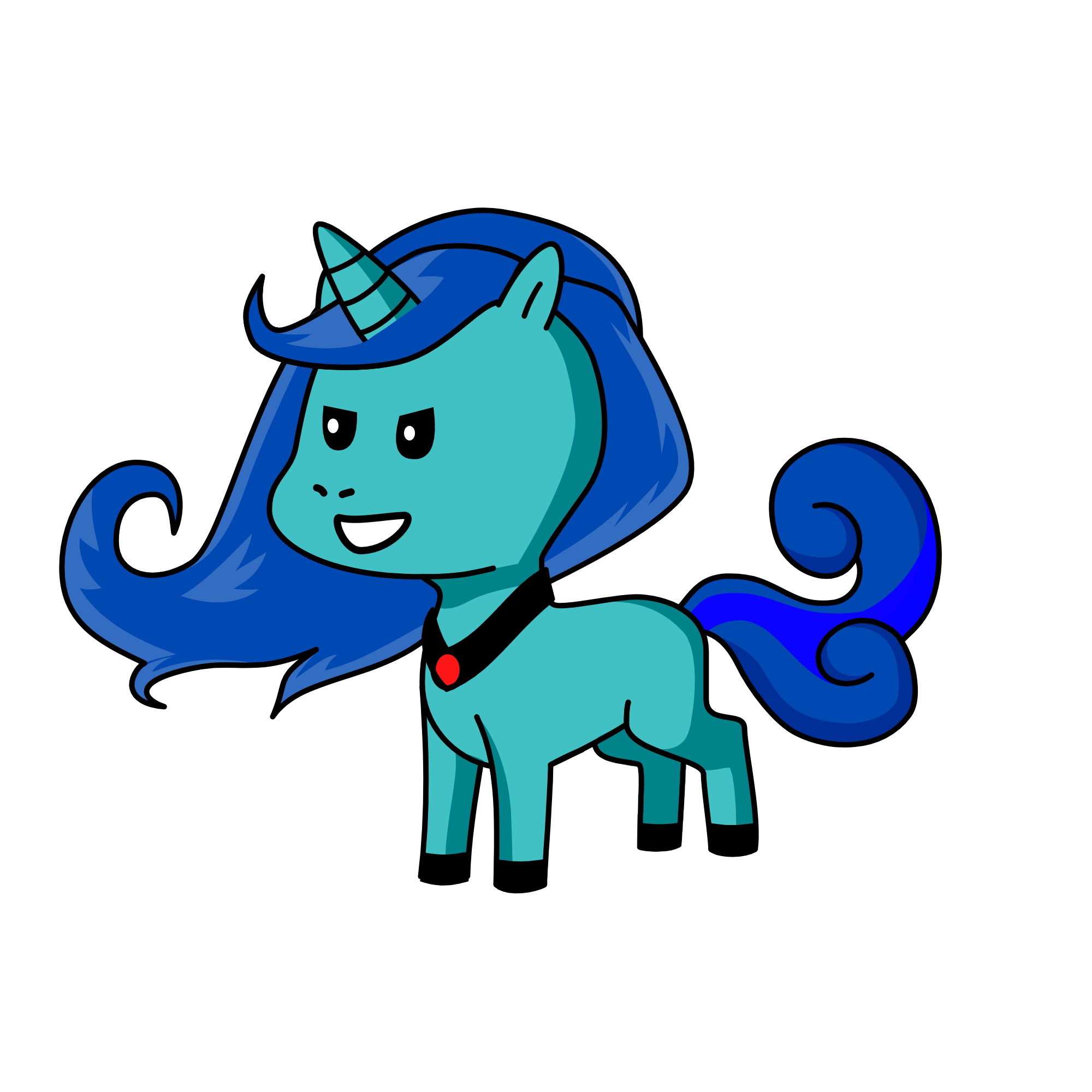 dazling (2), the unicorn