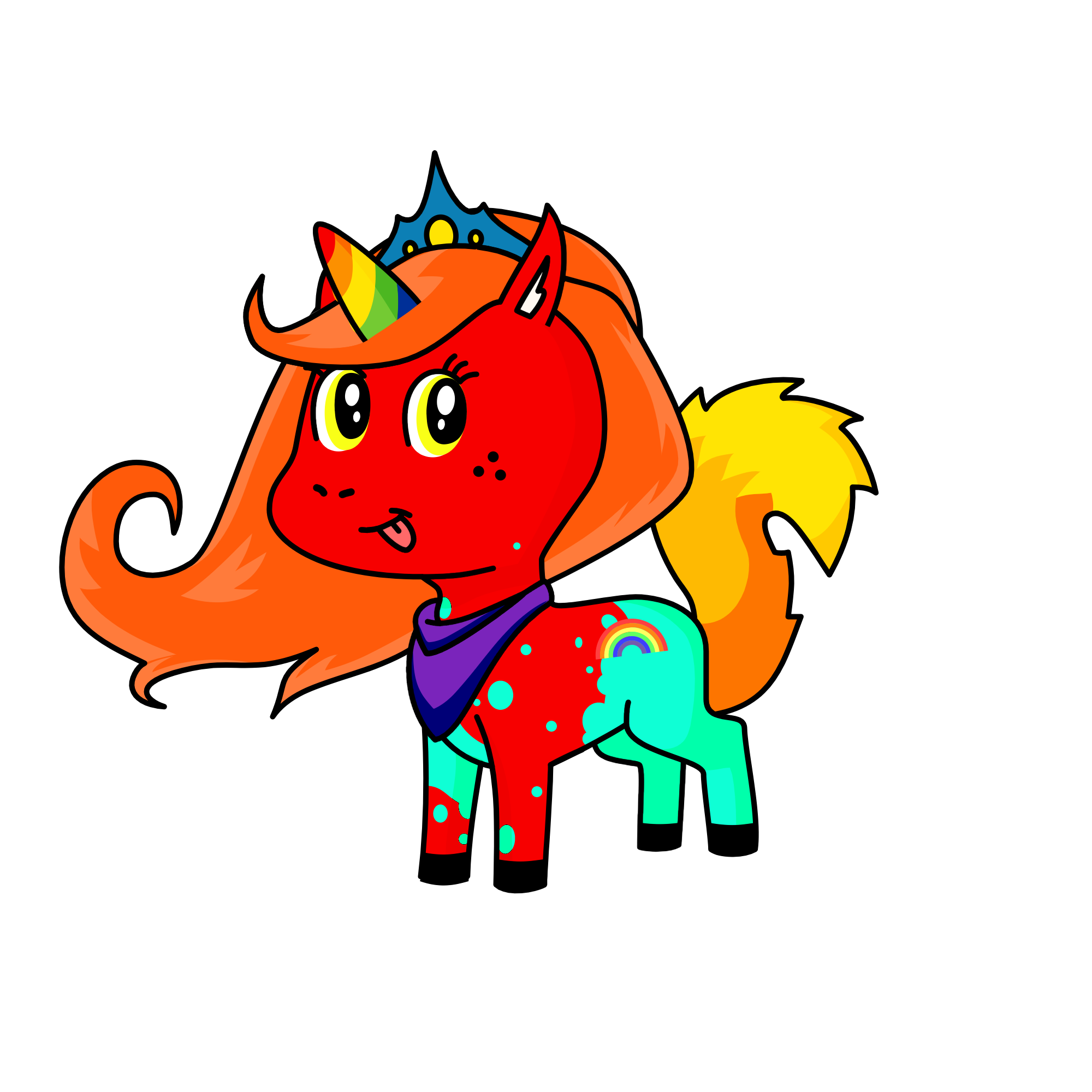 Neonstar, the unicorn