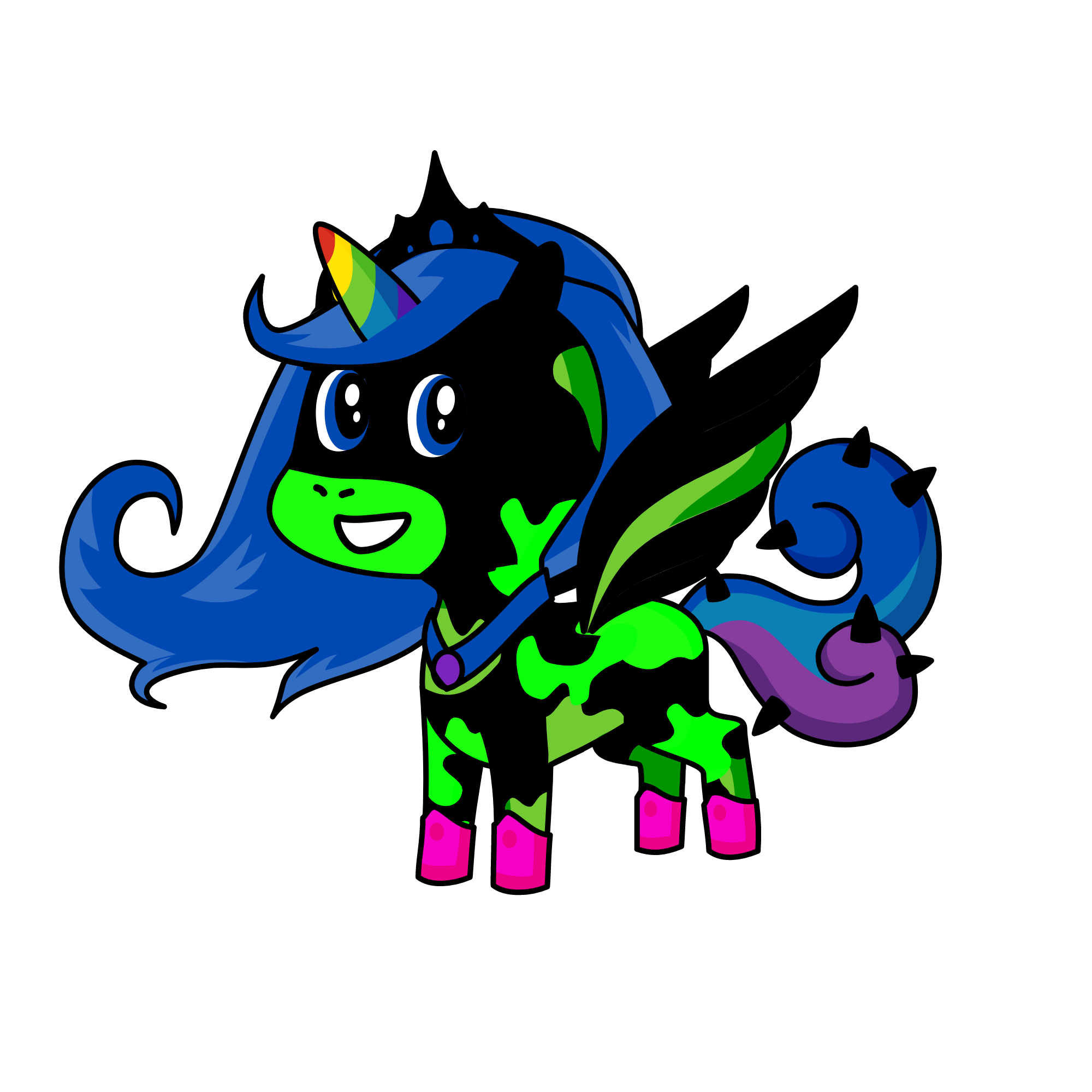 Night devil, the unicorn