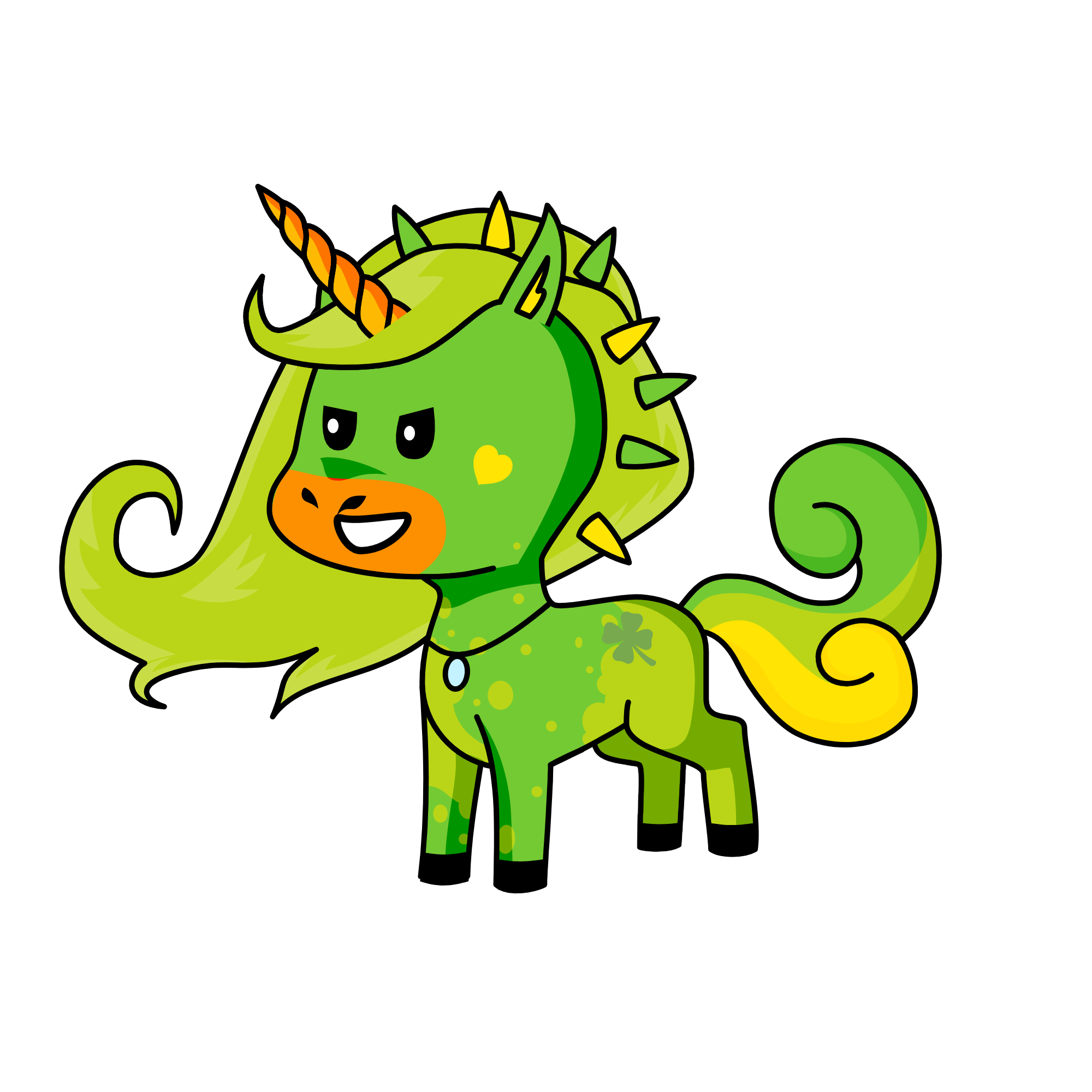 grassland, the unicorn