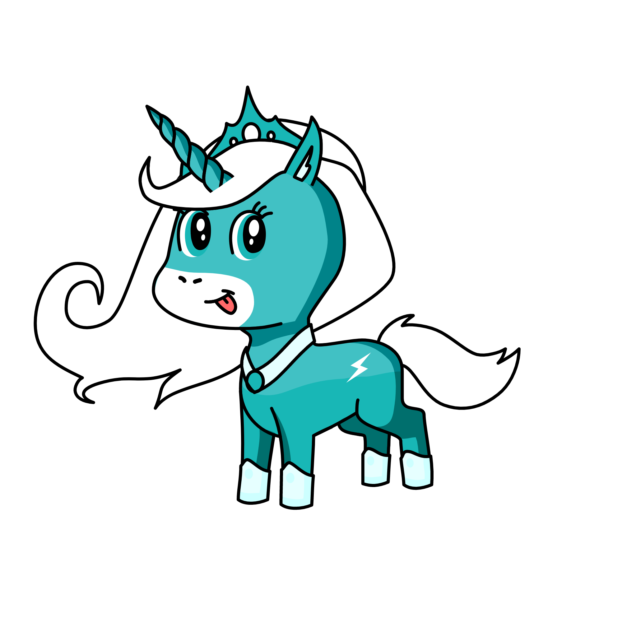 snowylightning princess, the unicorn
