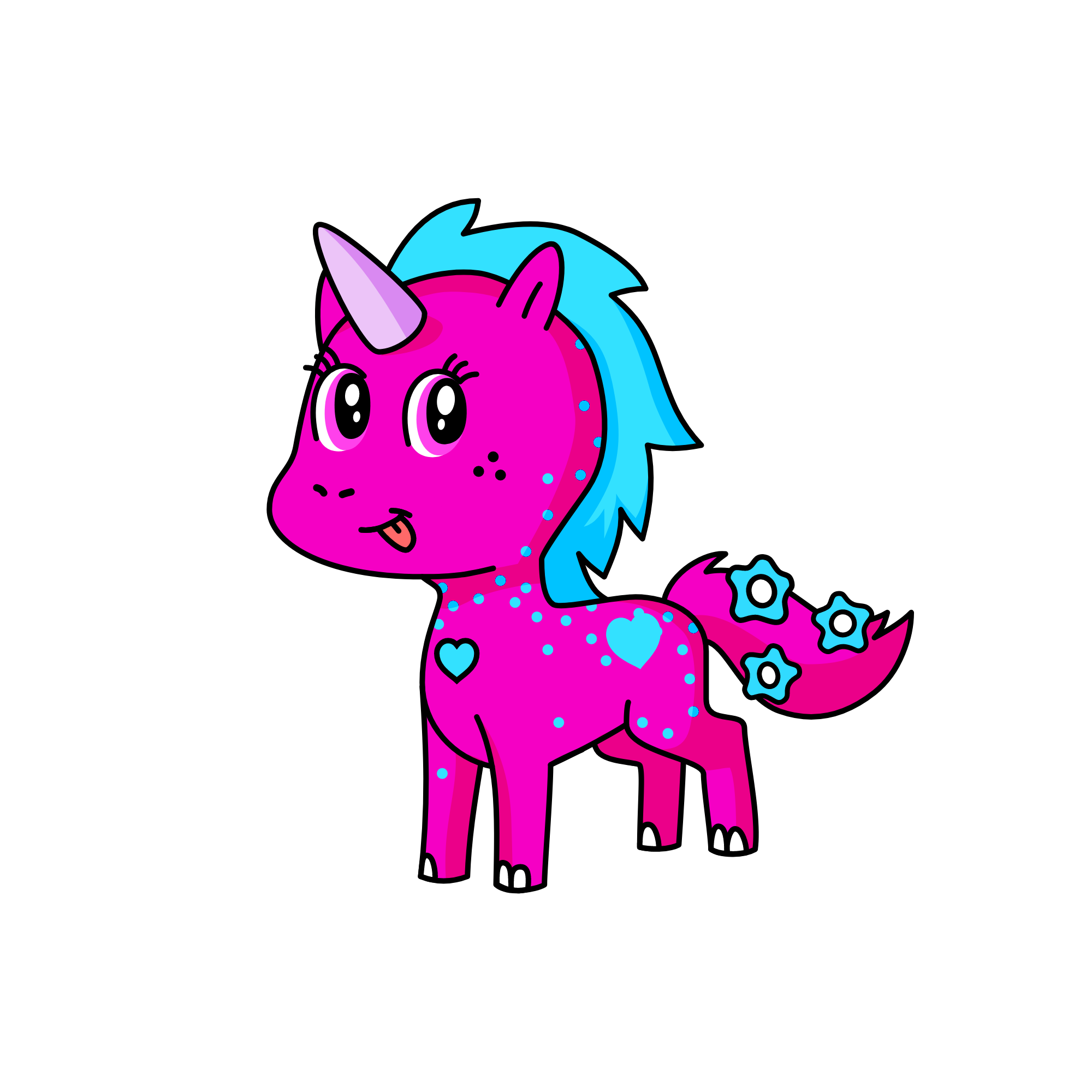 Jasmine, the unicorn