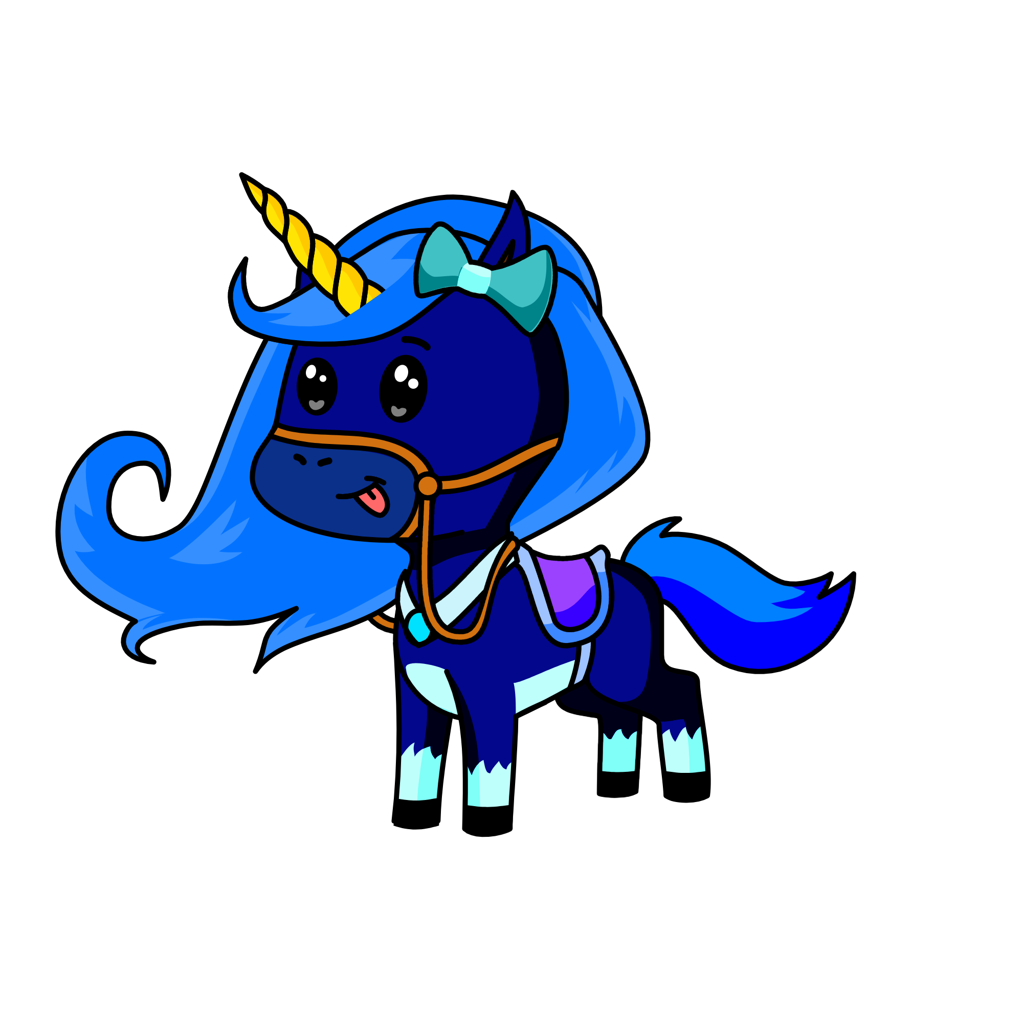 Midnight, the unicorn