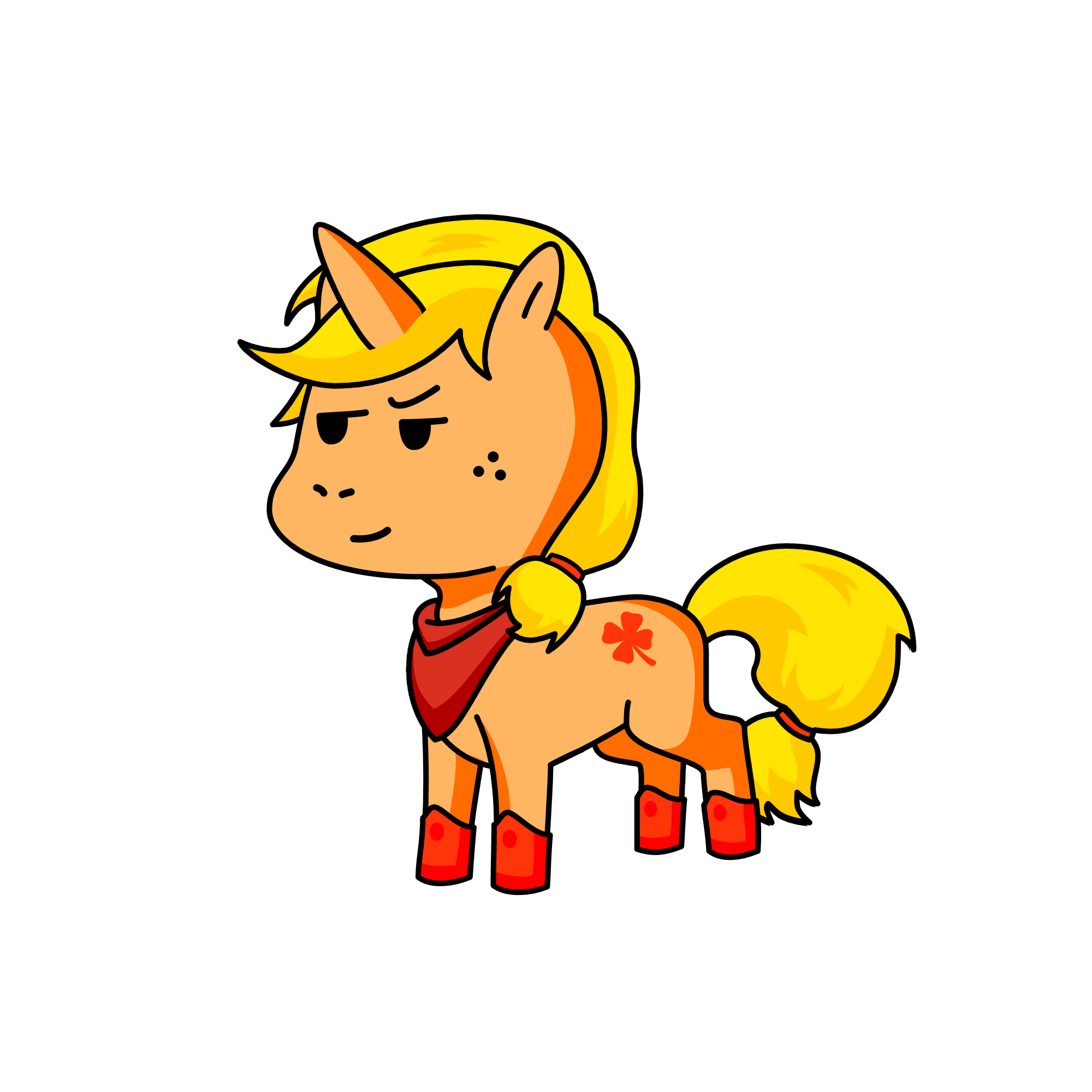 Apple Jake, the unicorn