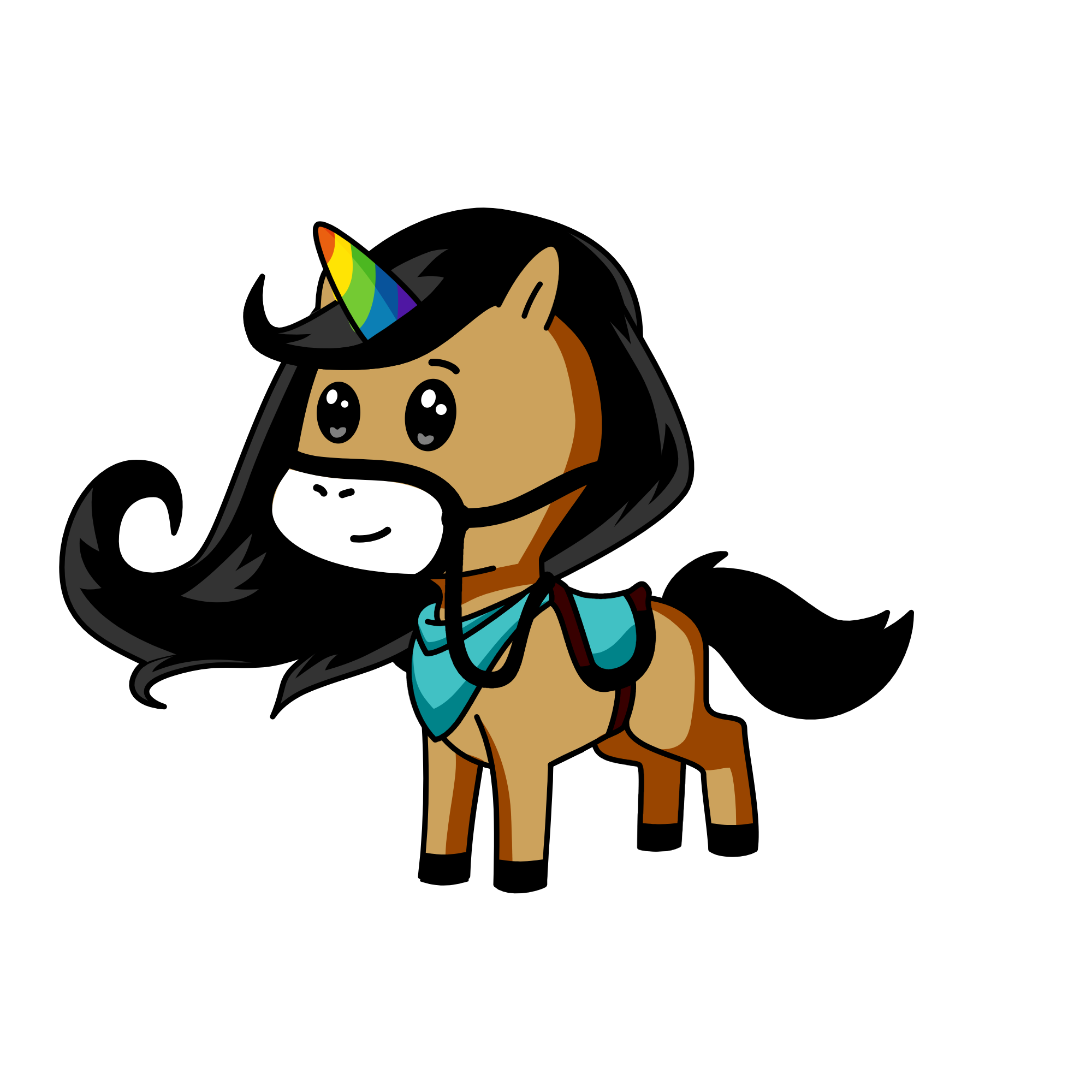 Cola, the unicorn