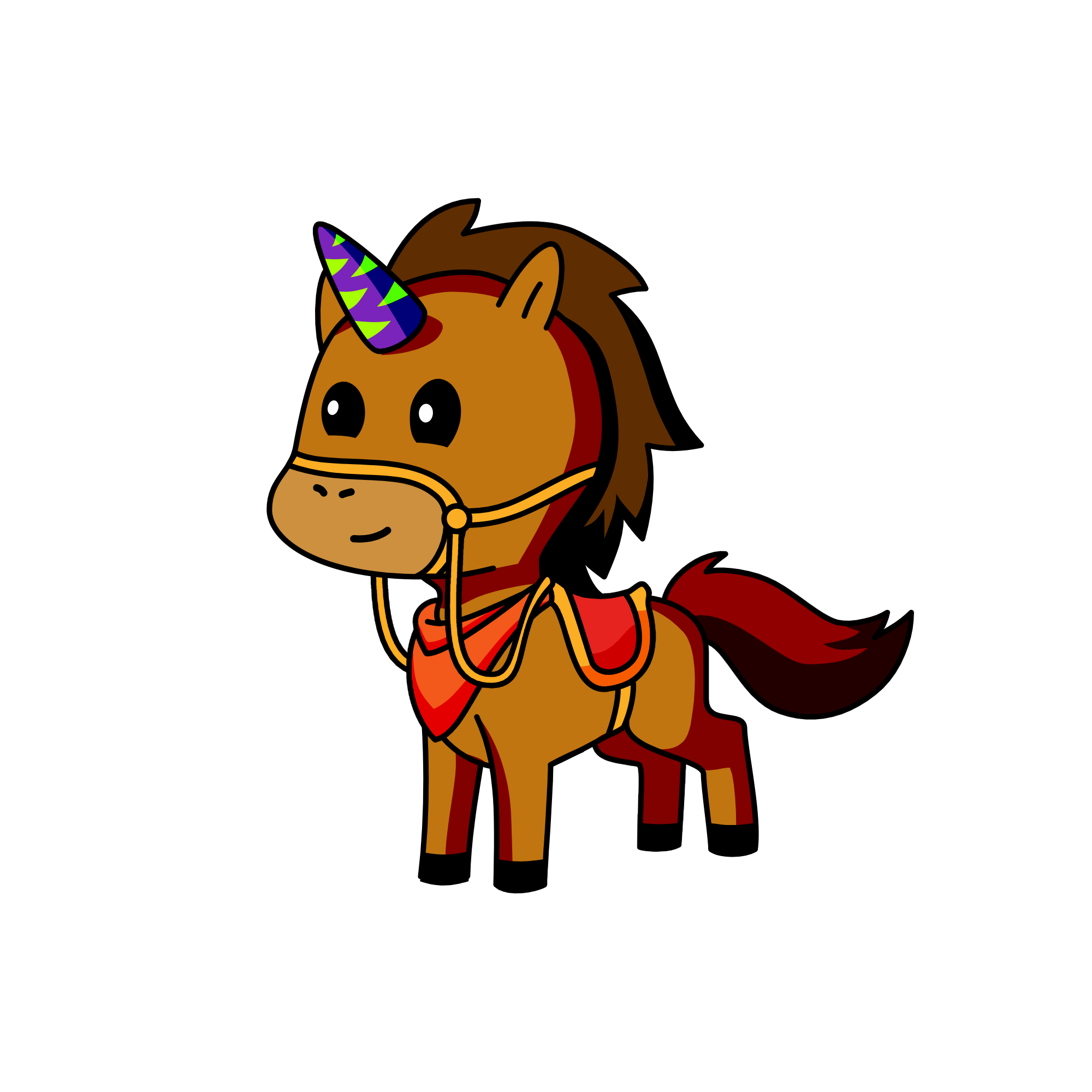Brownie, the unicorn