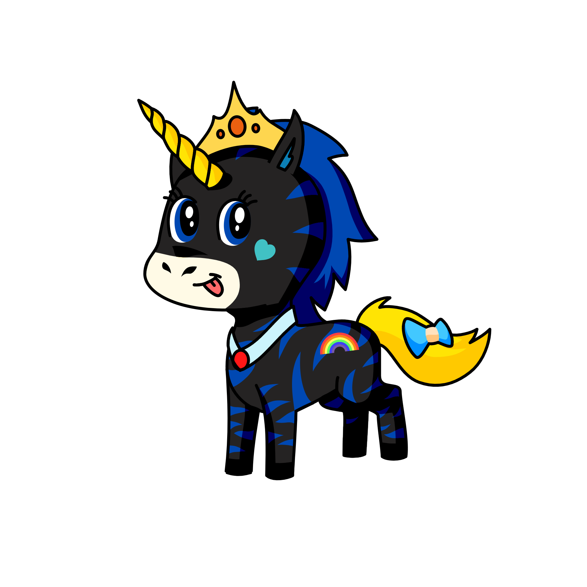 heidi de noche, the unicorn