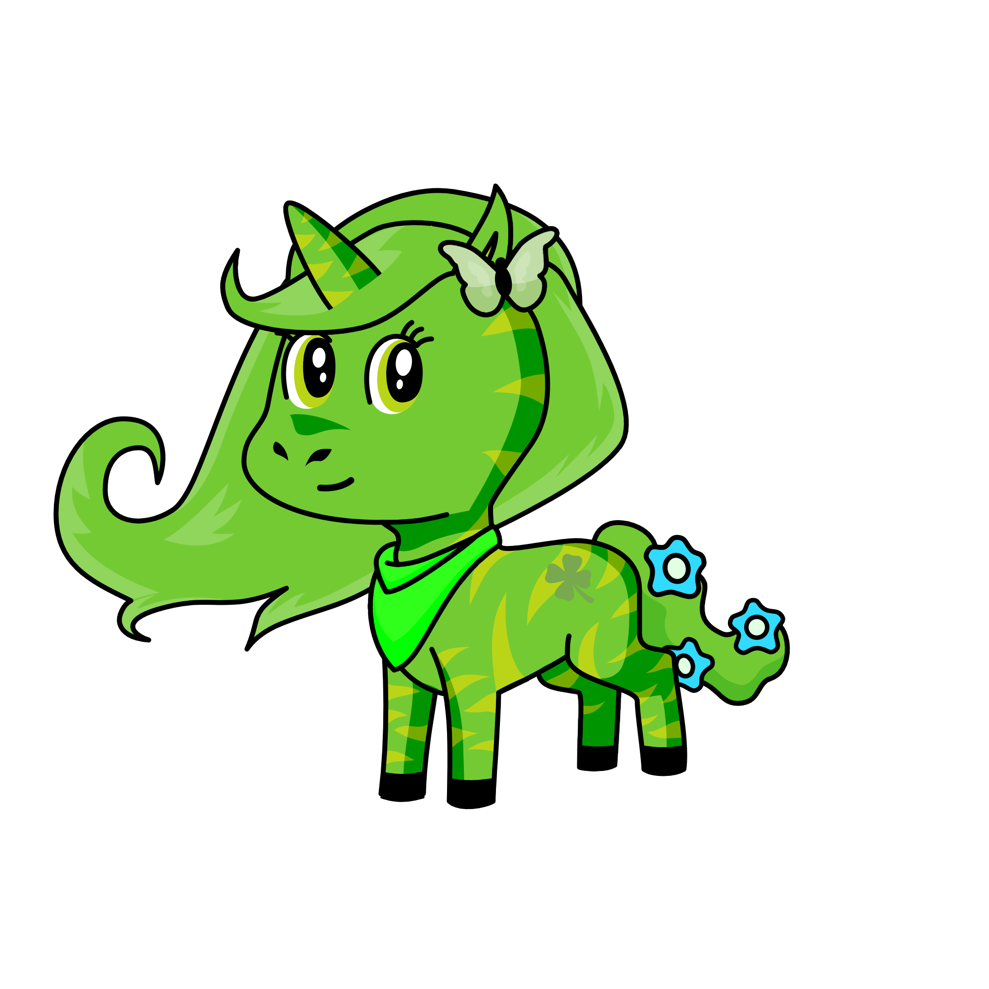 flutter, the unicorn