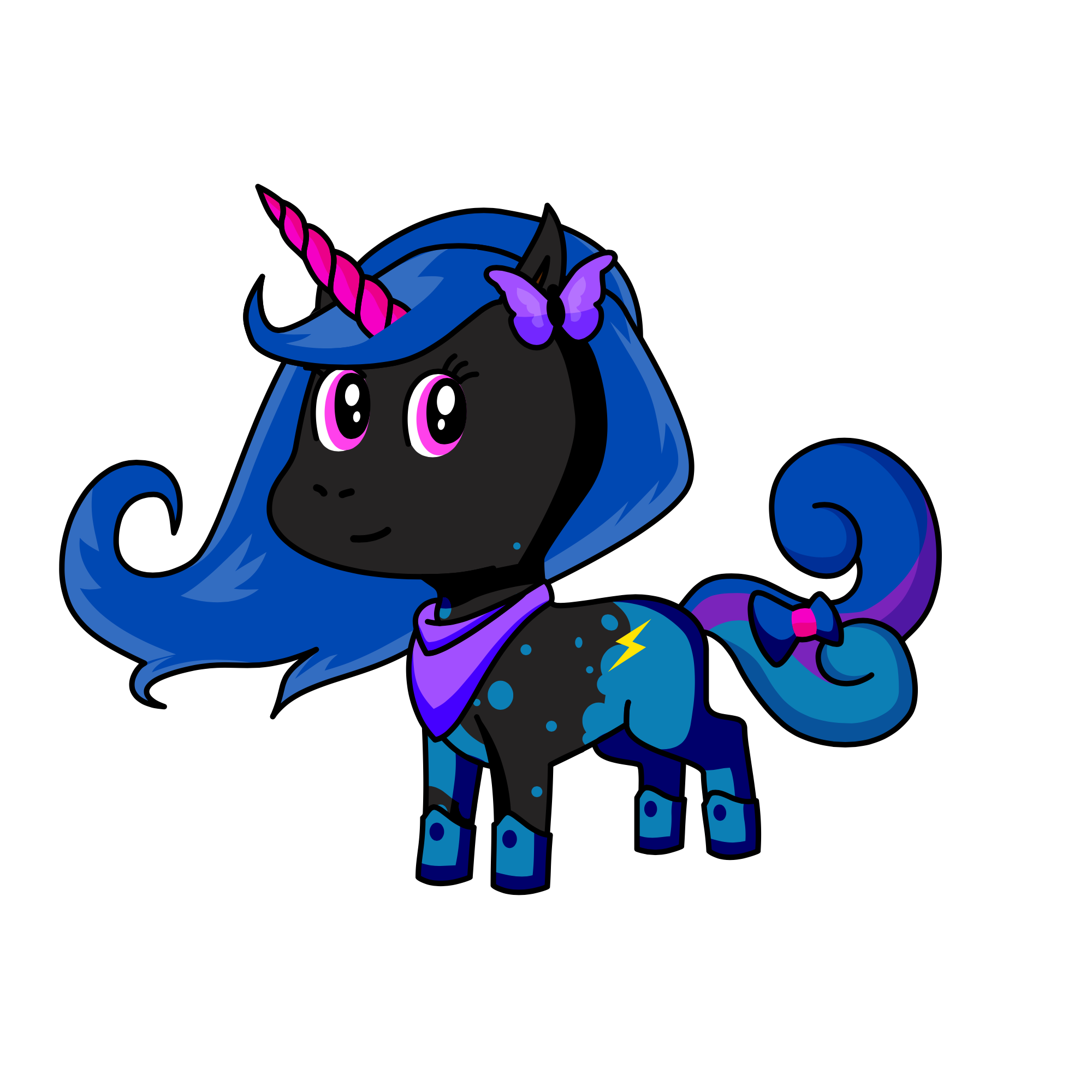 Pepper, the unicorn