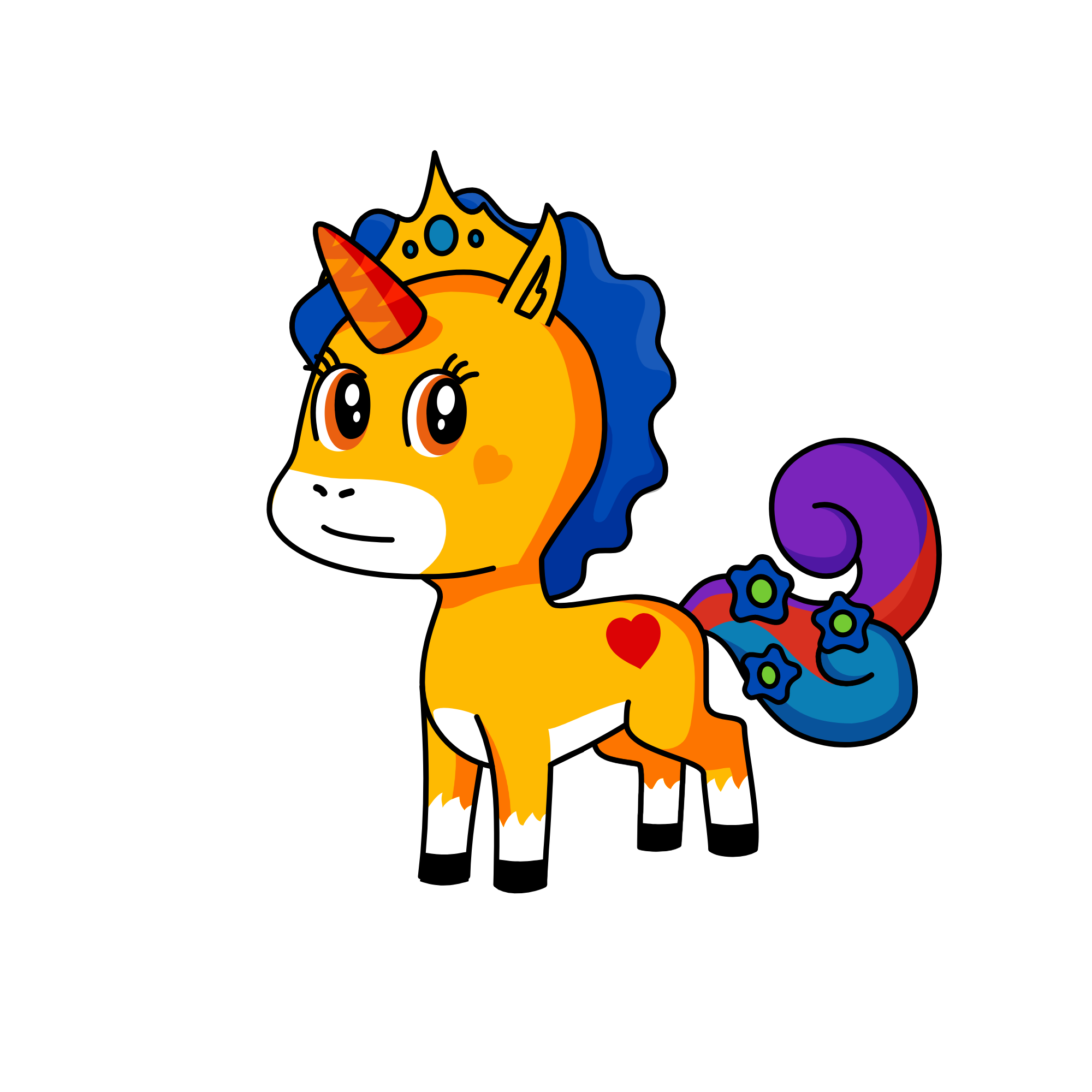 fluffy, the unicorn