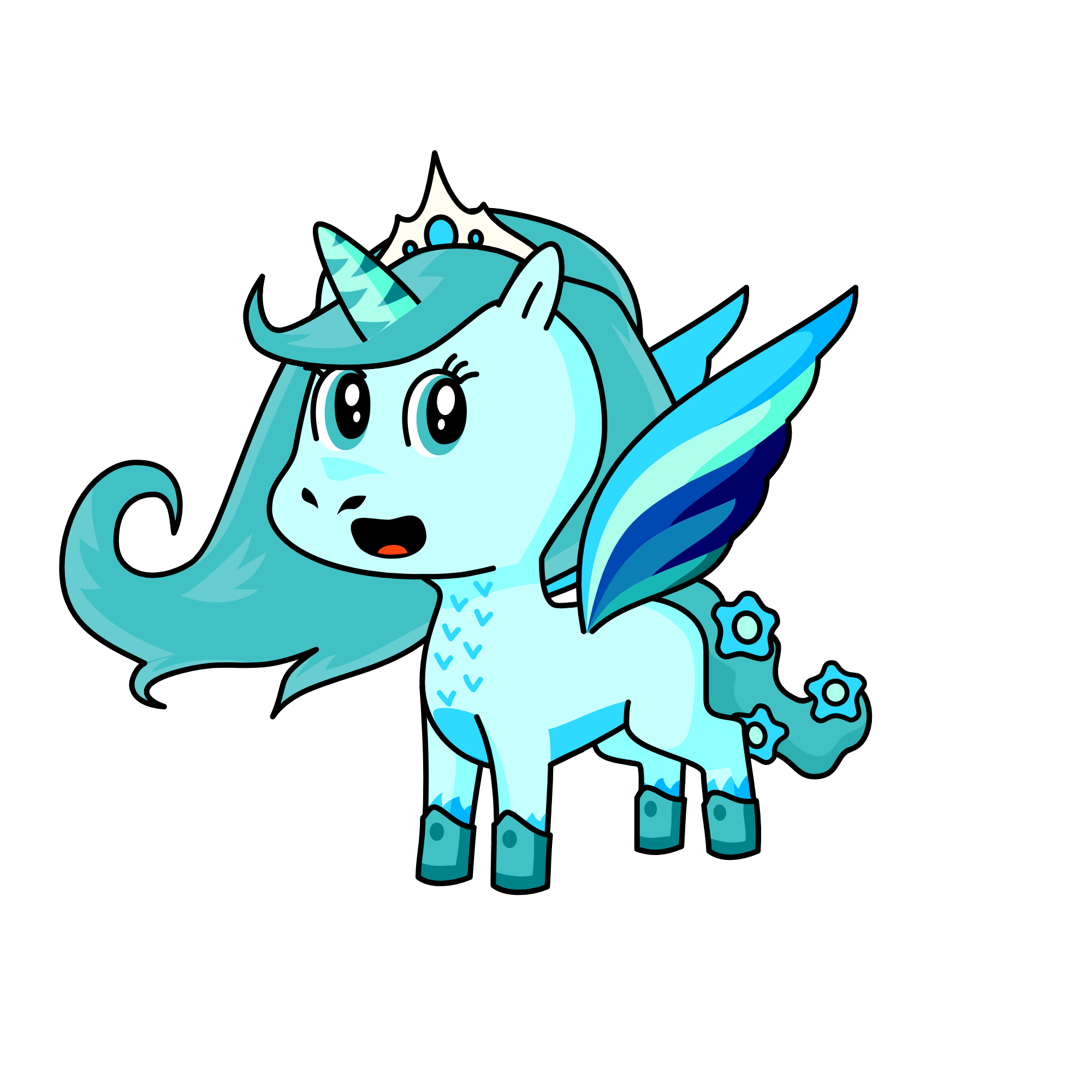 snow, the unicorn