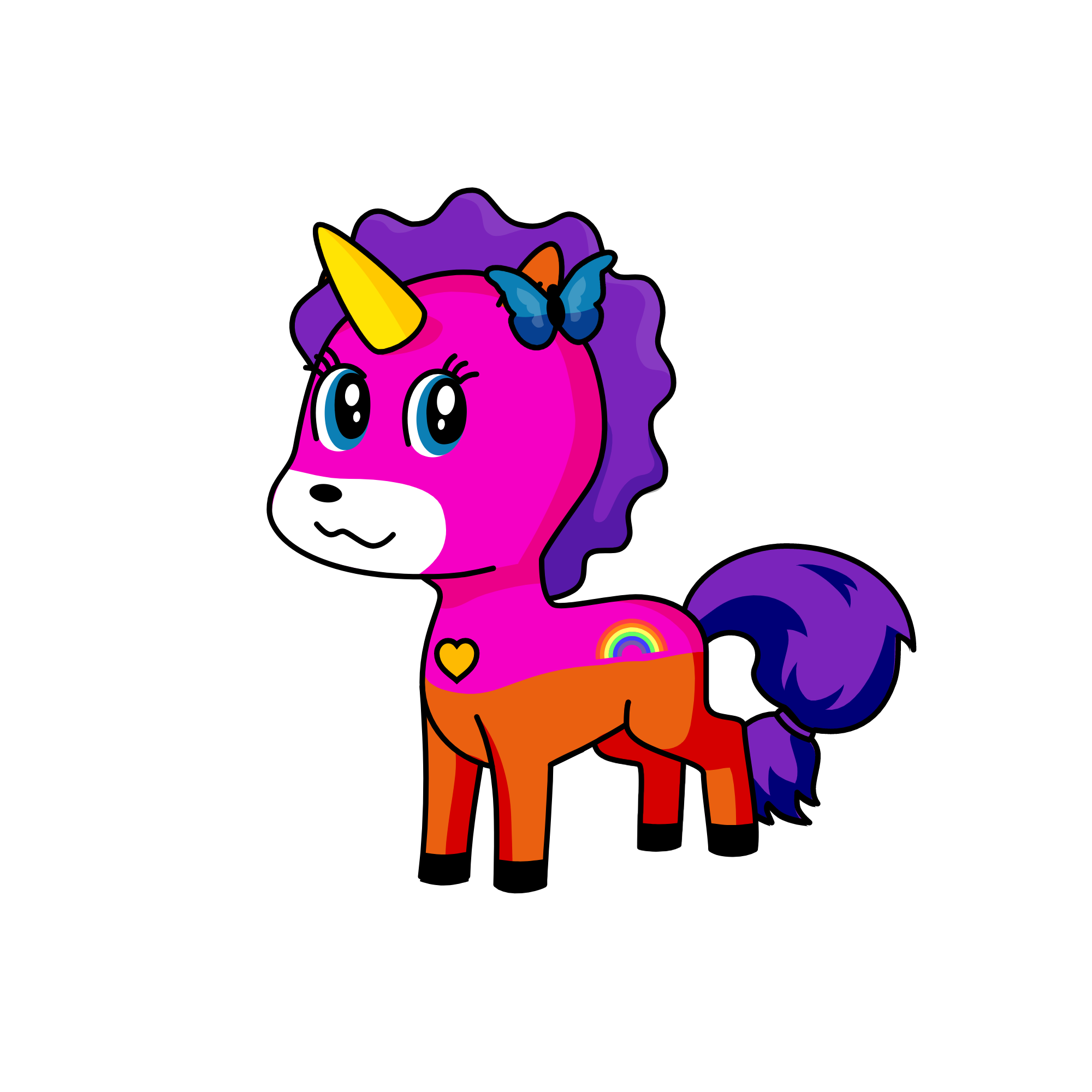 Layla Loula Lily Leelo, the unicorn