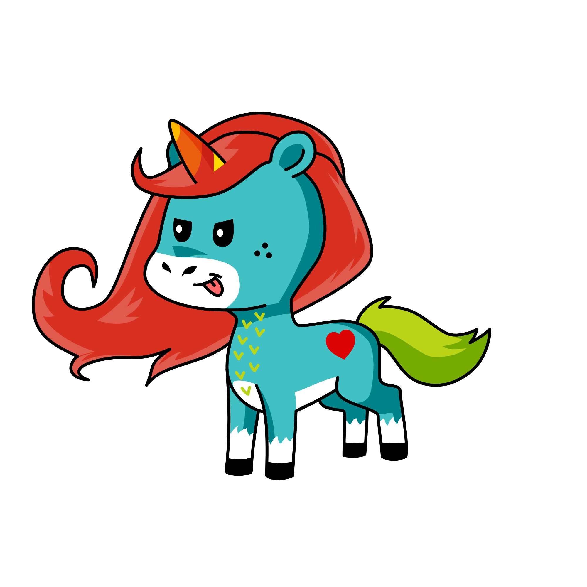 the bad desert girl, the unicorn