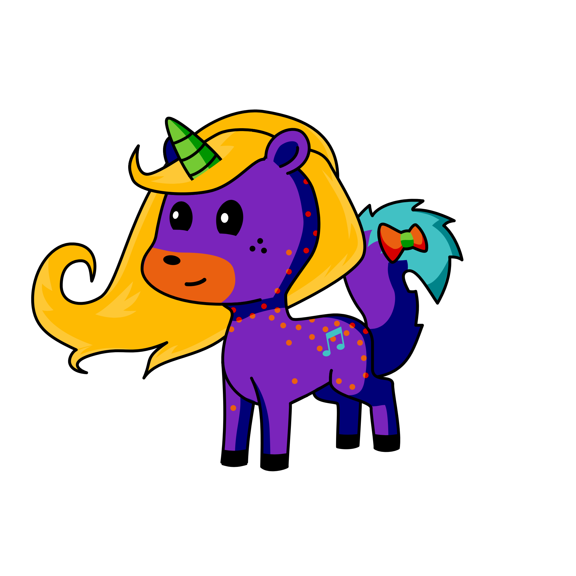 CORNIFY QUEEN GOD SQUAD, the unicorn