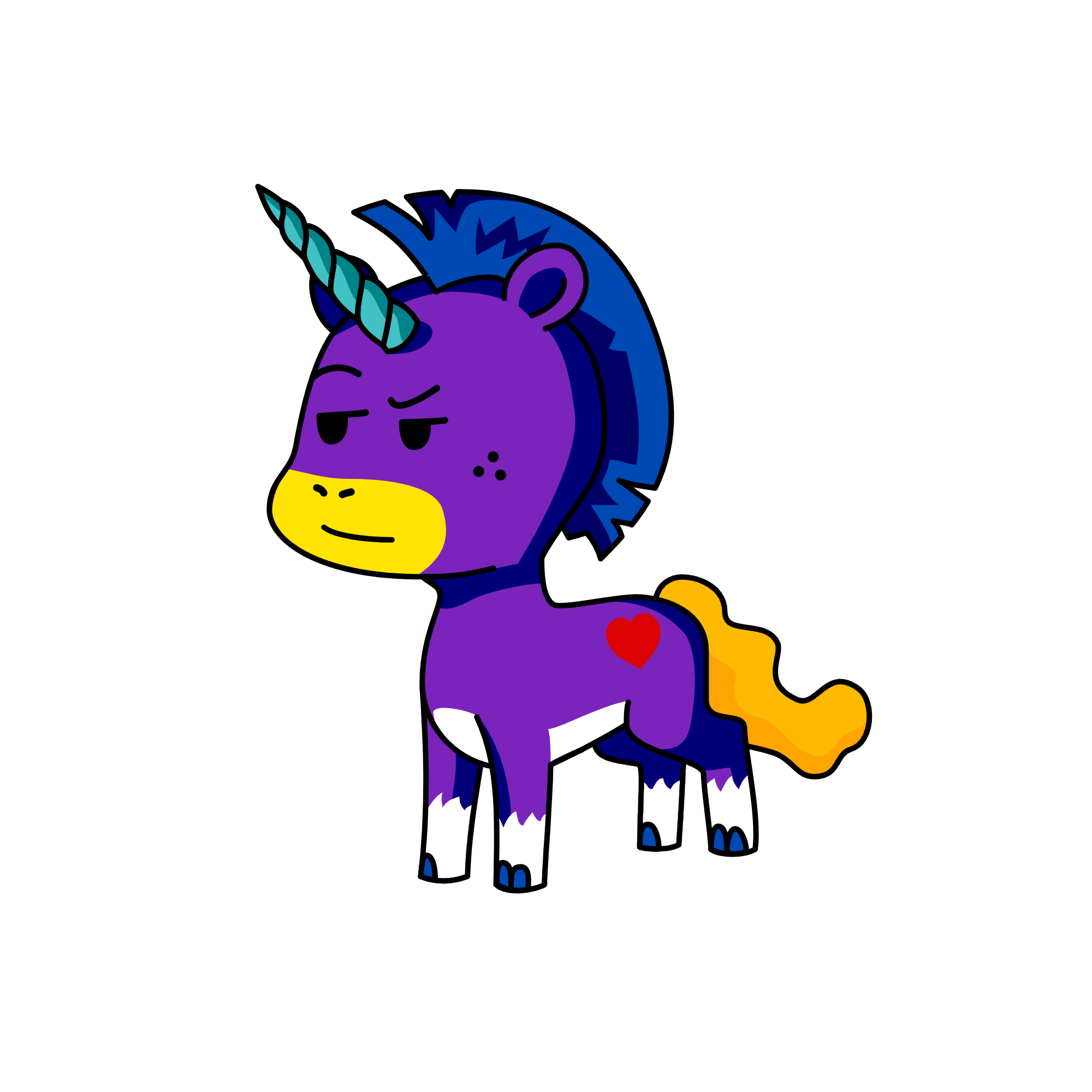 thunder pony , the unicorn