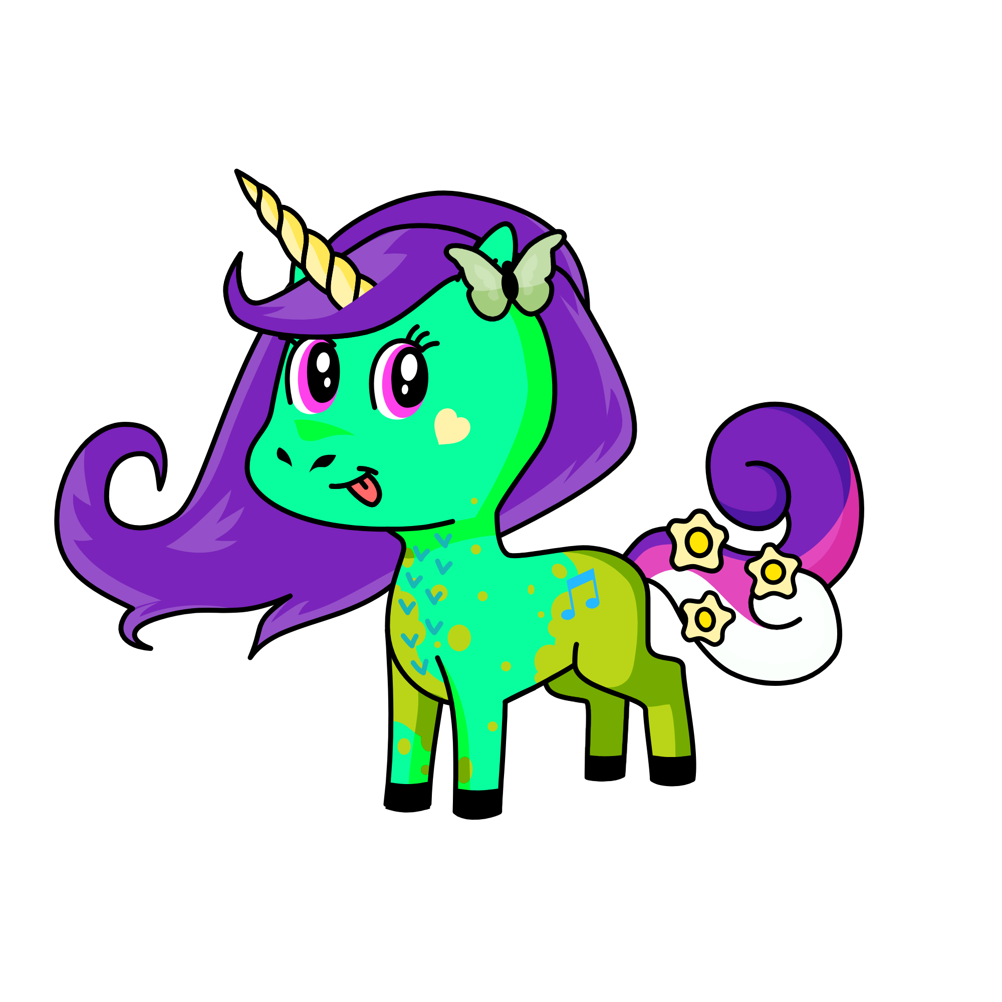 bella, the unicorn