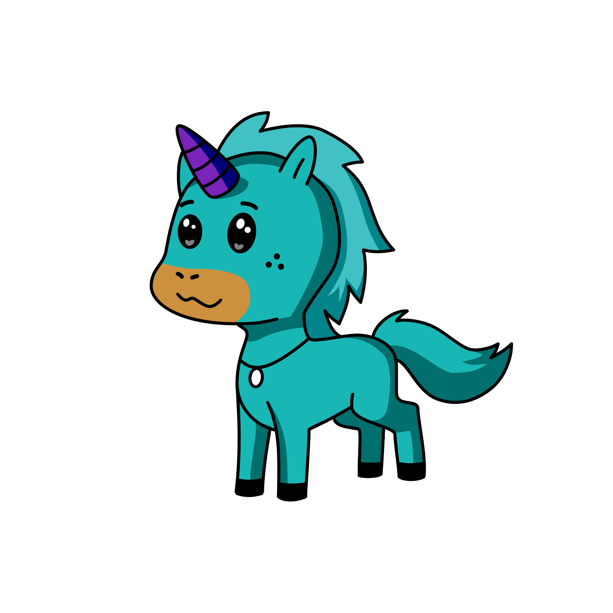 hi hug me, the unicorn
