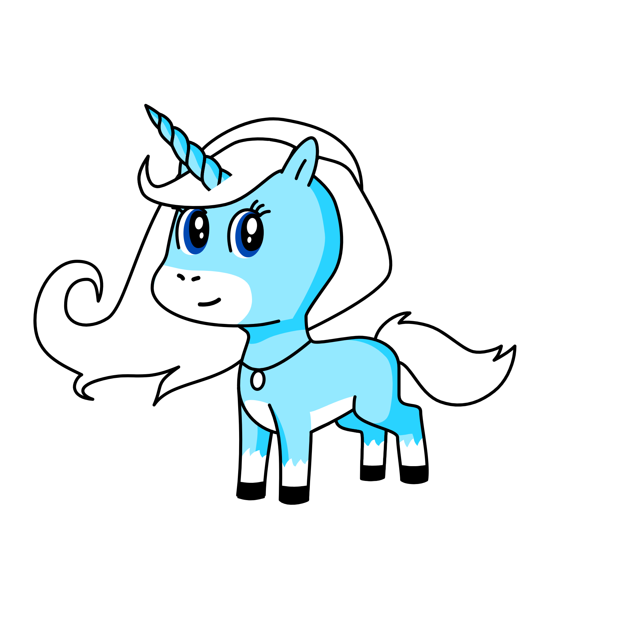 Icey, the unicorn