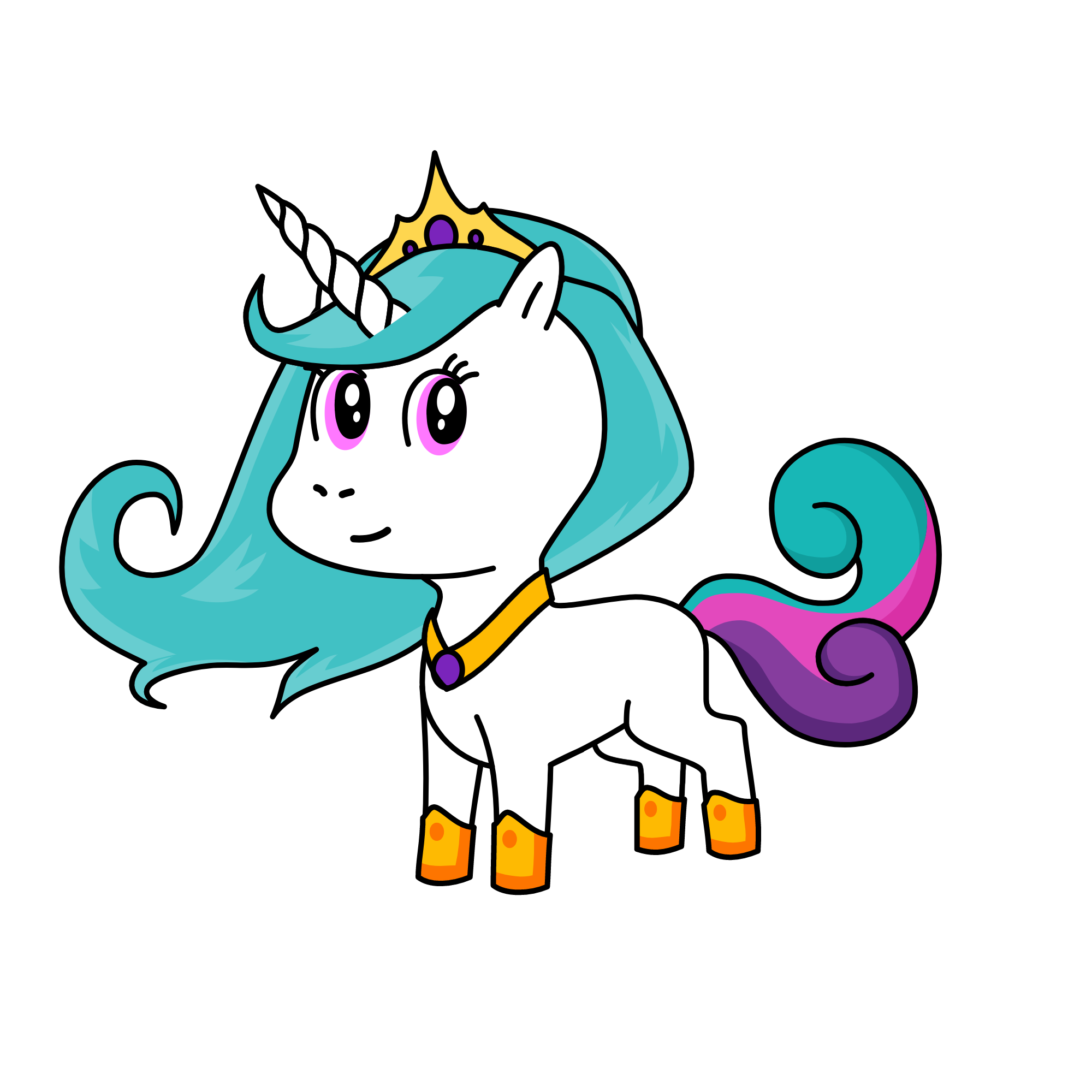 Queen Celestia, the unicorn