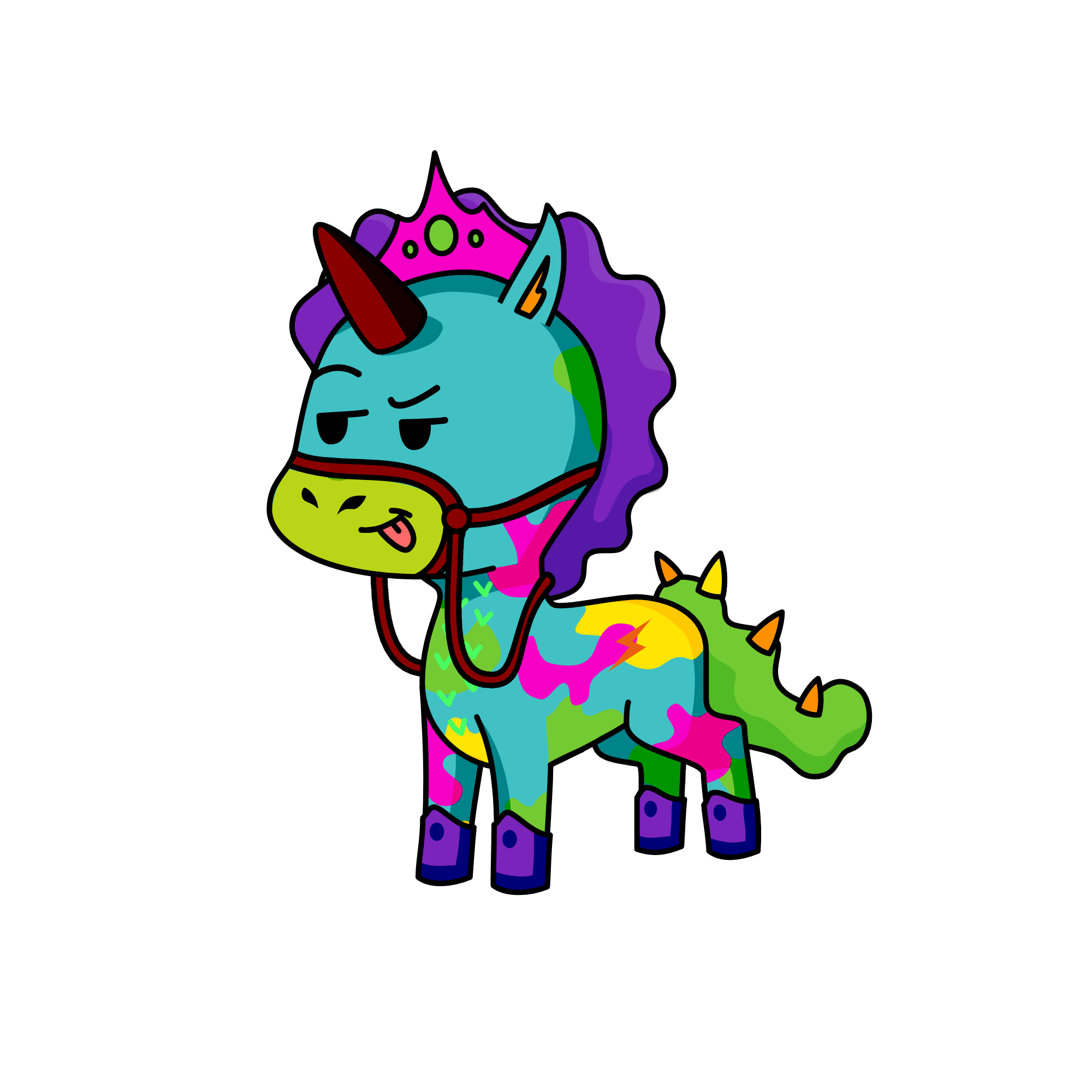 Exlin, the unicorn