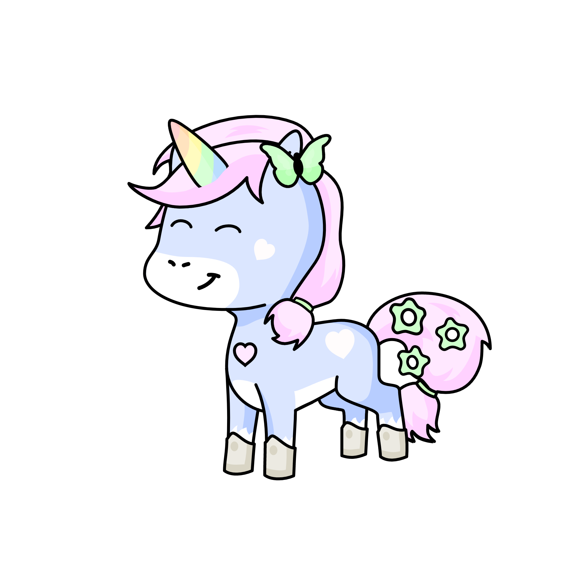 Pastele, the unicorn